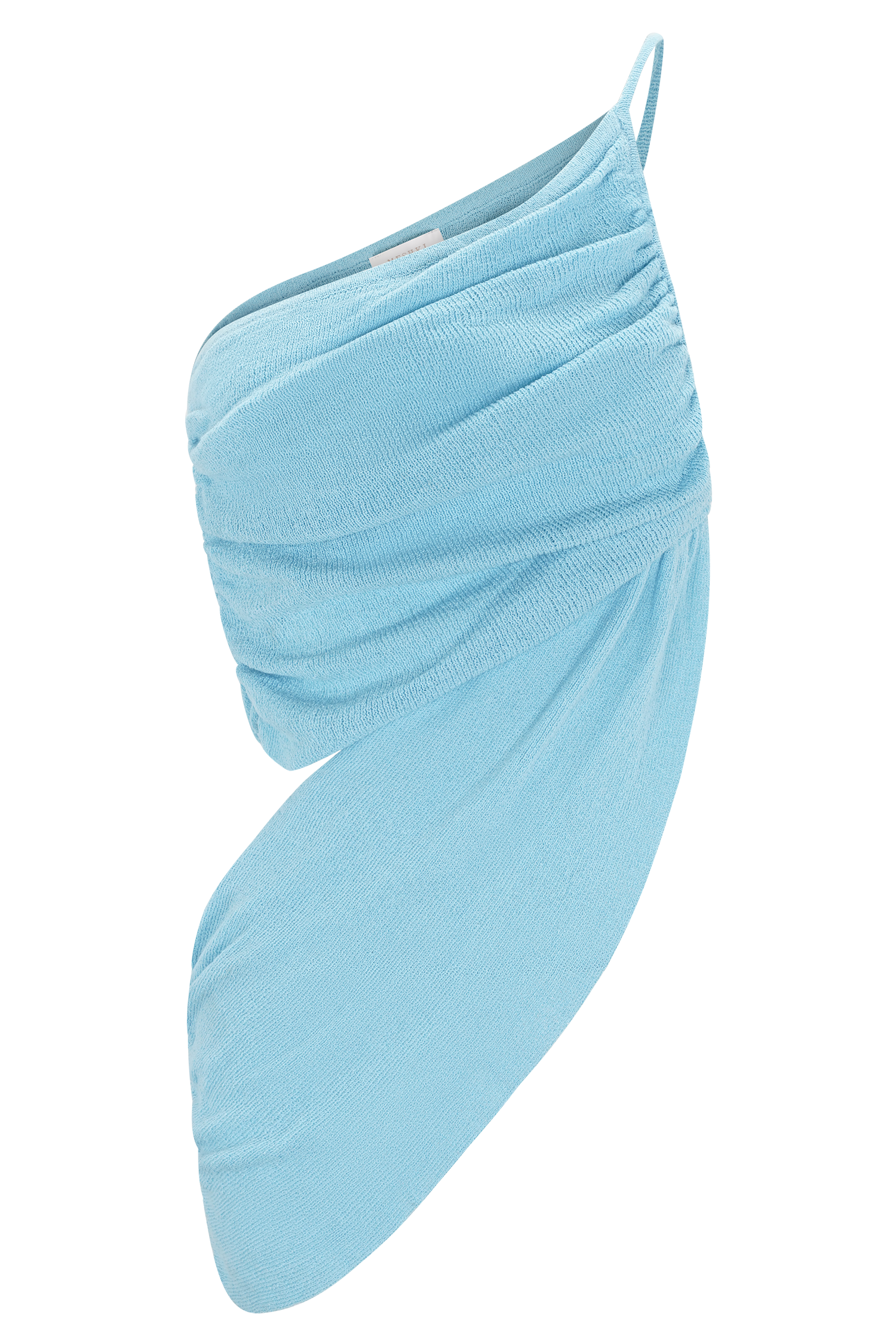 Corah Drape Knit Top - Cyan Blue #7