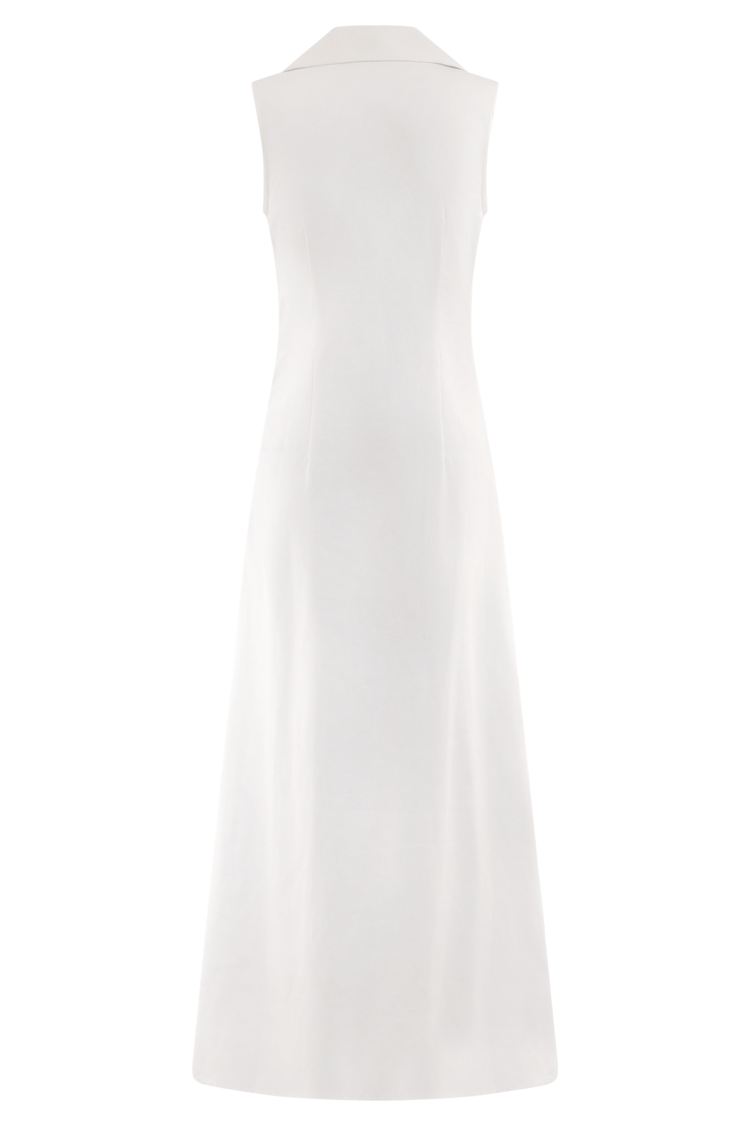 Dante Ruched Linen Midi Dress - White | MESHKI US Dante Ruched Linen Midi Dress - White | MESHKI US