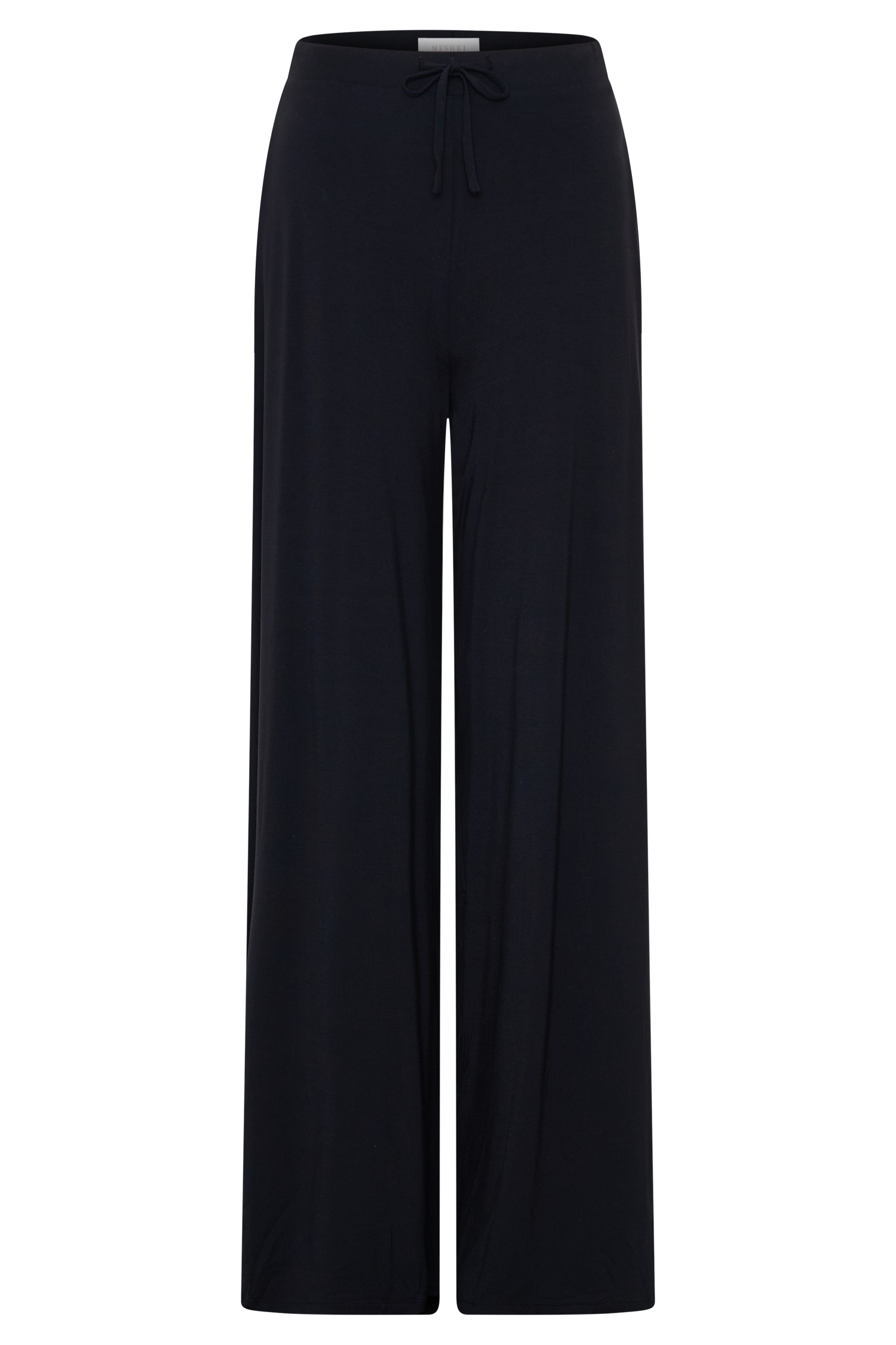 Dewi Wide Leg Modal Pants - Black #7