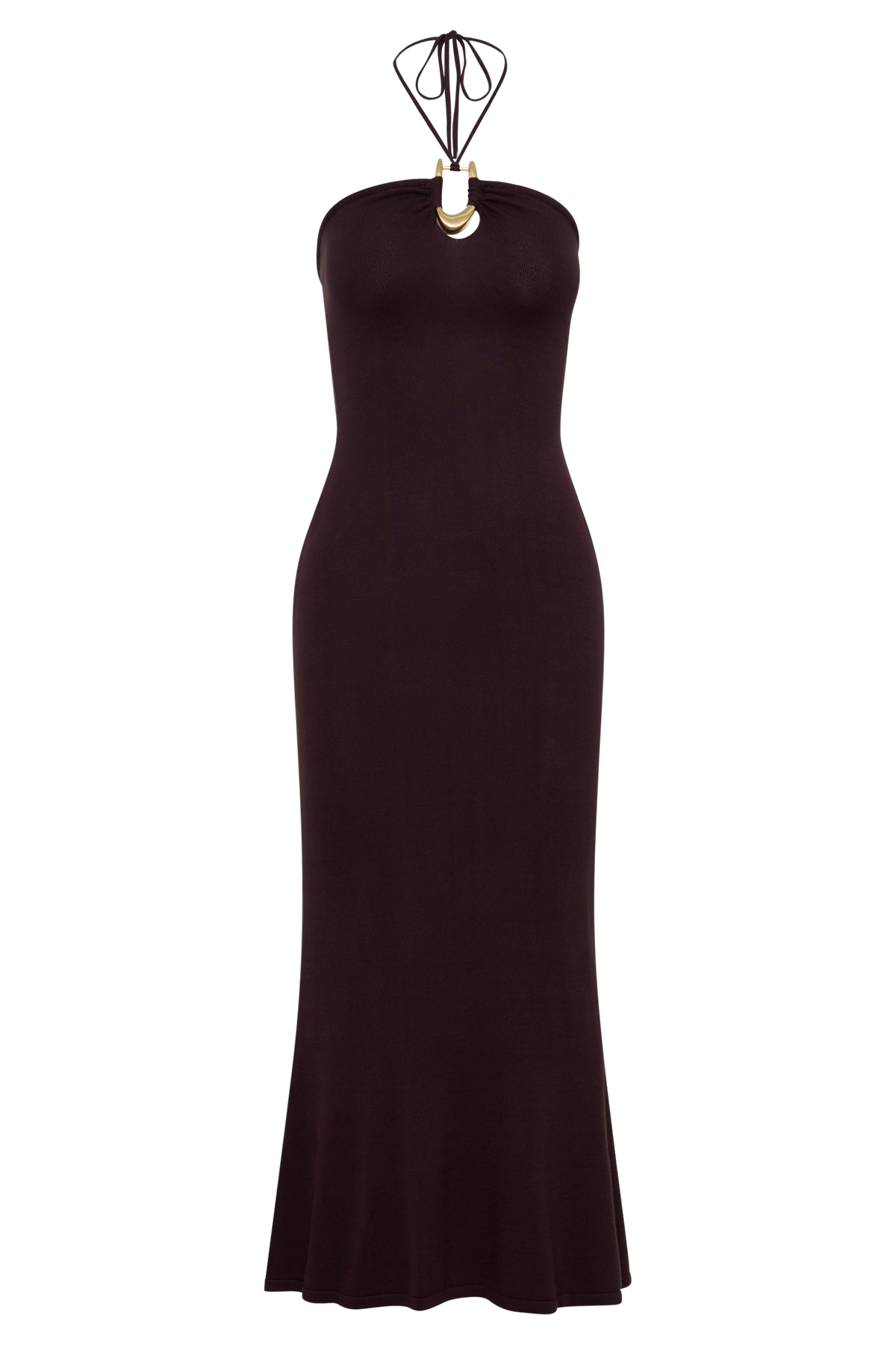 Dimitri Knit Midi Dress - Chocolate #9