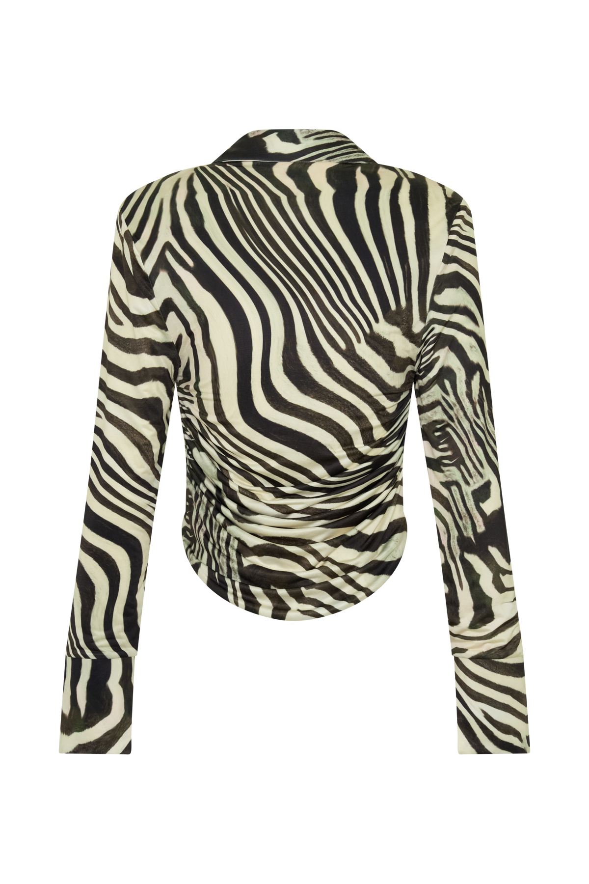 Elmira Long Sleeve Zebra Print Top - Zebra Print #7