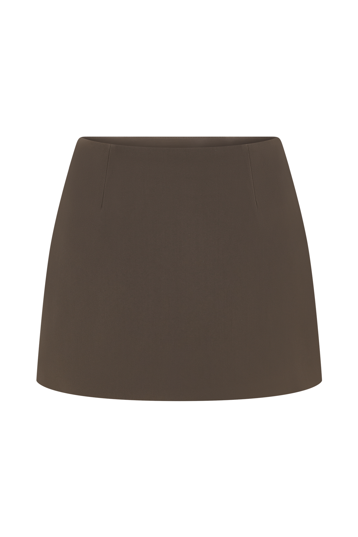 Effy Suiting Mini Skirt - Cacao Brown