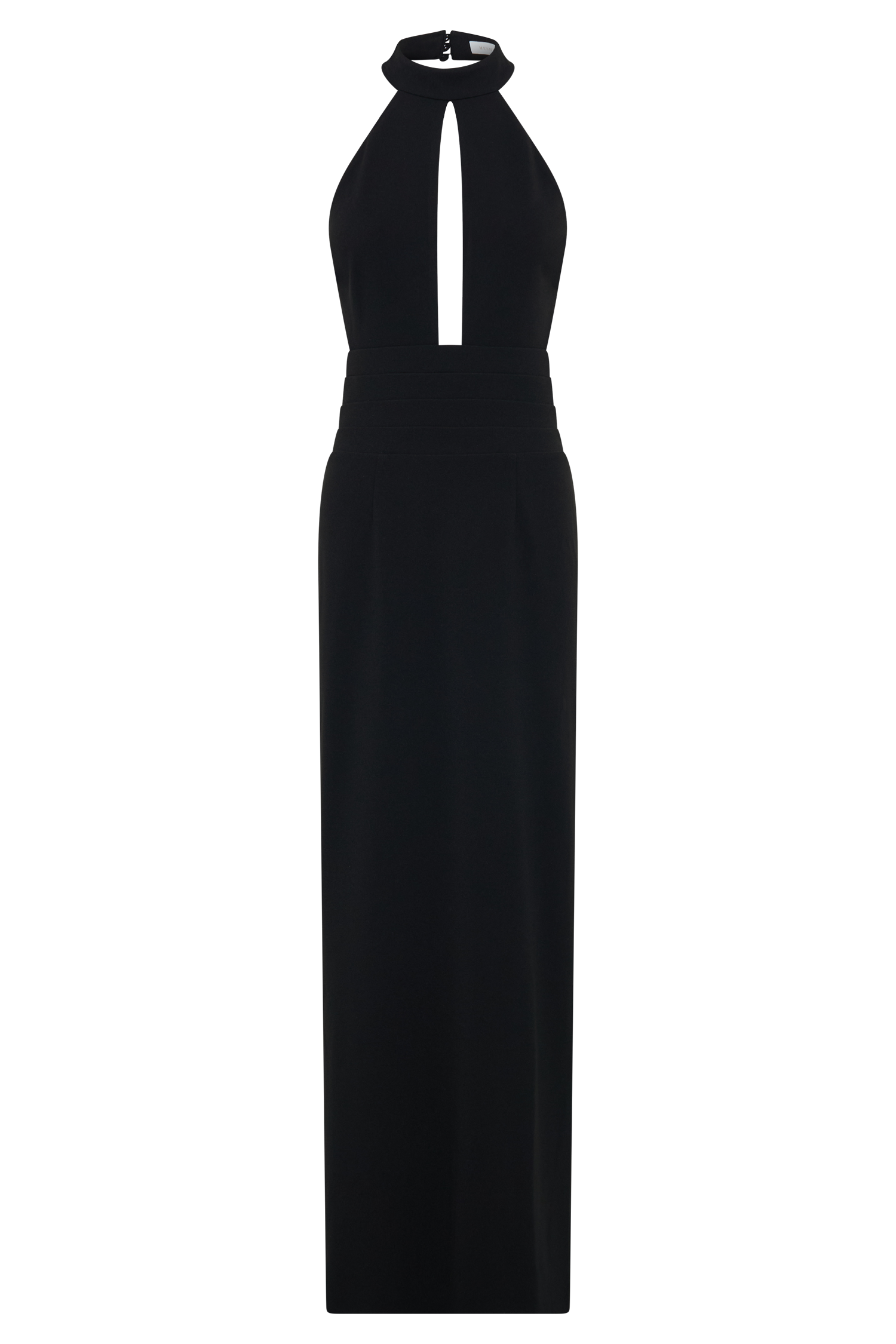 Elan Stretch Crepe Maxi Dress - Black | MESHKI US Elan Stretch Crepe Maxi Dress - Black | MESHKI US