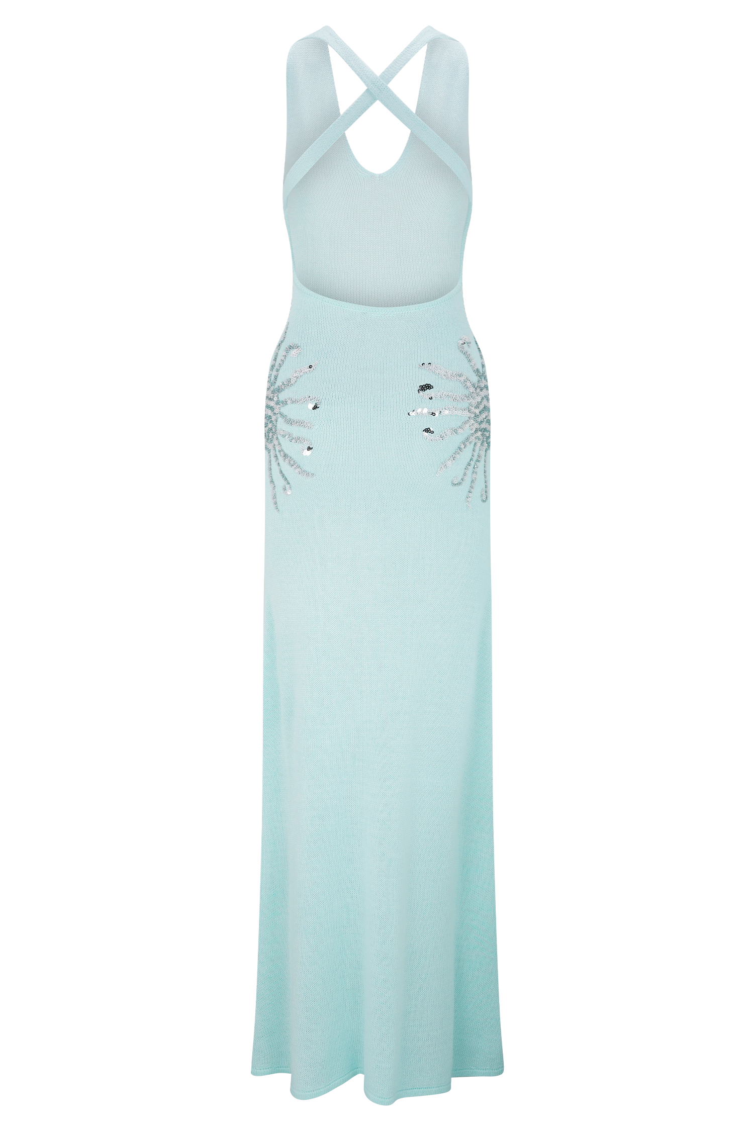 blue dress for baby girl Ariel Sky + Sea Sequin Dress S