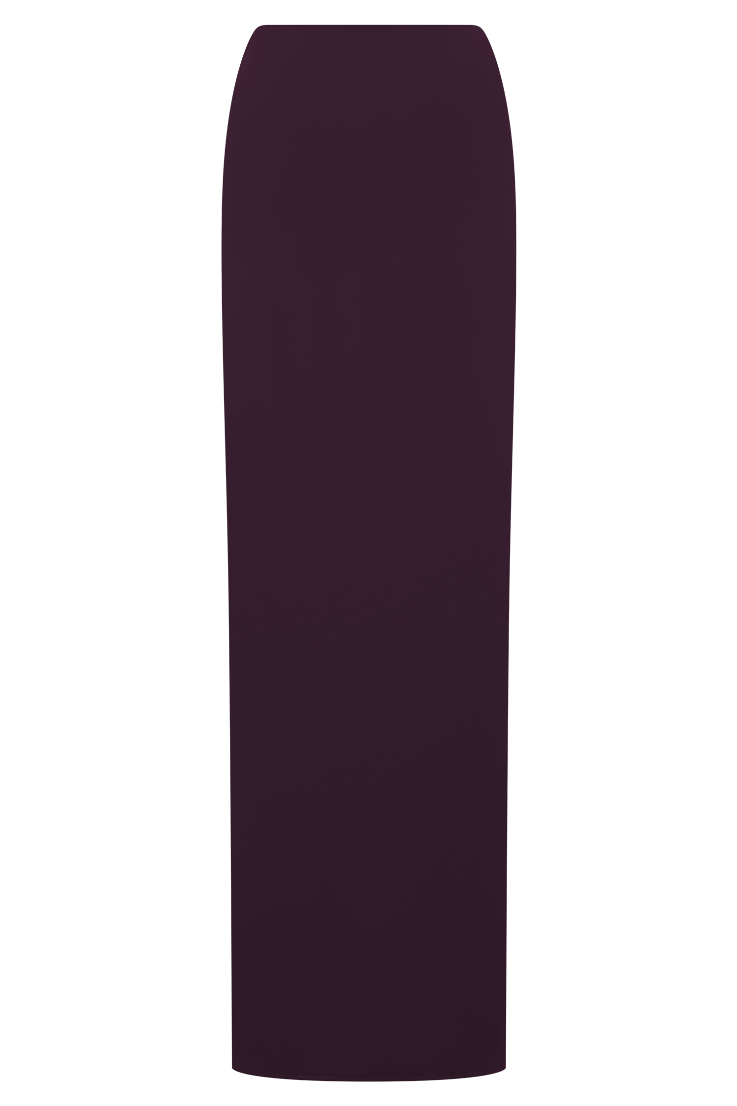 Erina Slinky Ruched Maxi Skirt With Hardware - Aubergine #8