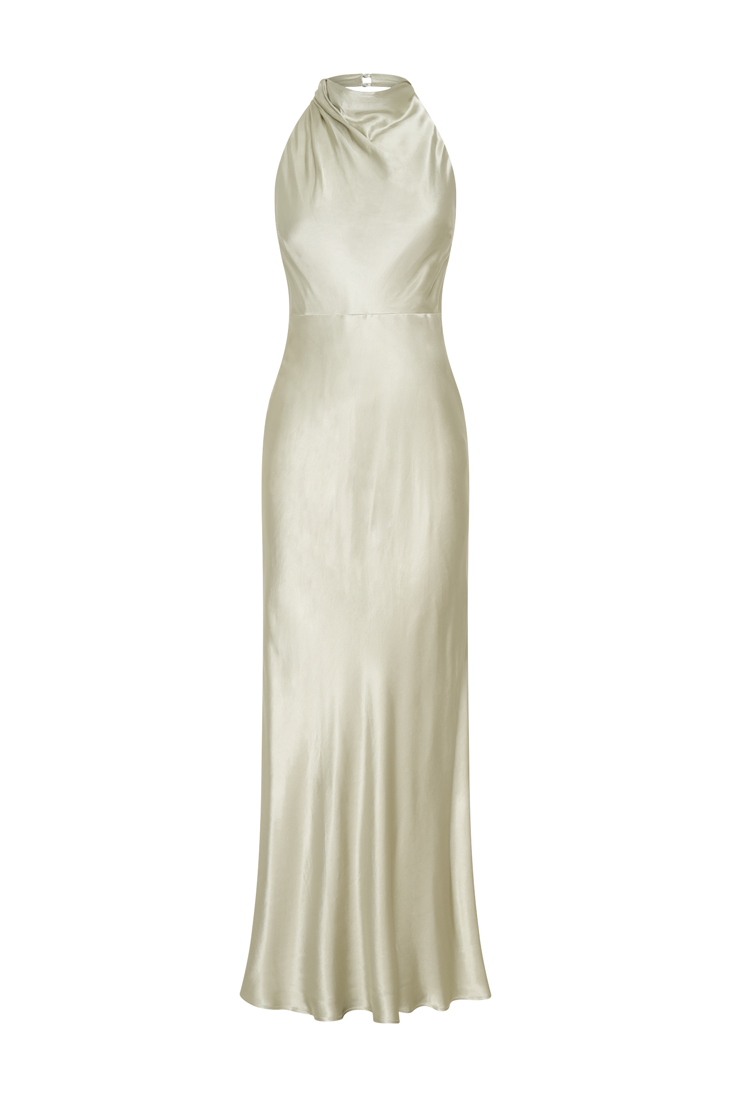 Esther Iridescent Satin Cowl Maxi Dress - Sage | MESHKI US Esther Iridescent Satin Cowl Maxi Dress - Sage | MESHKI US