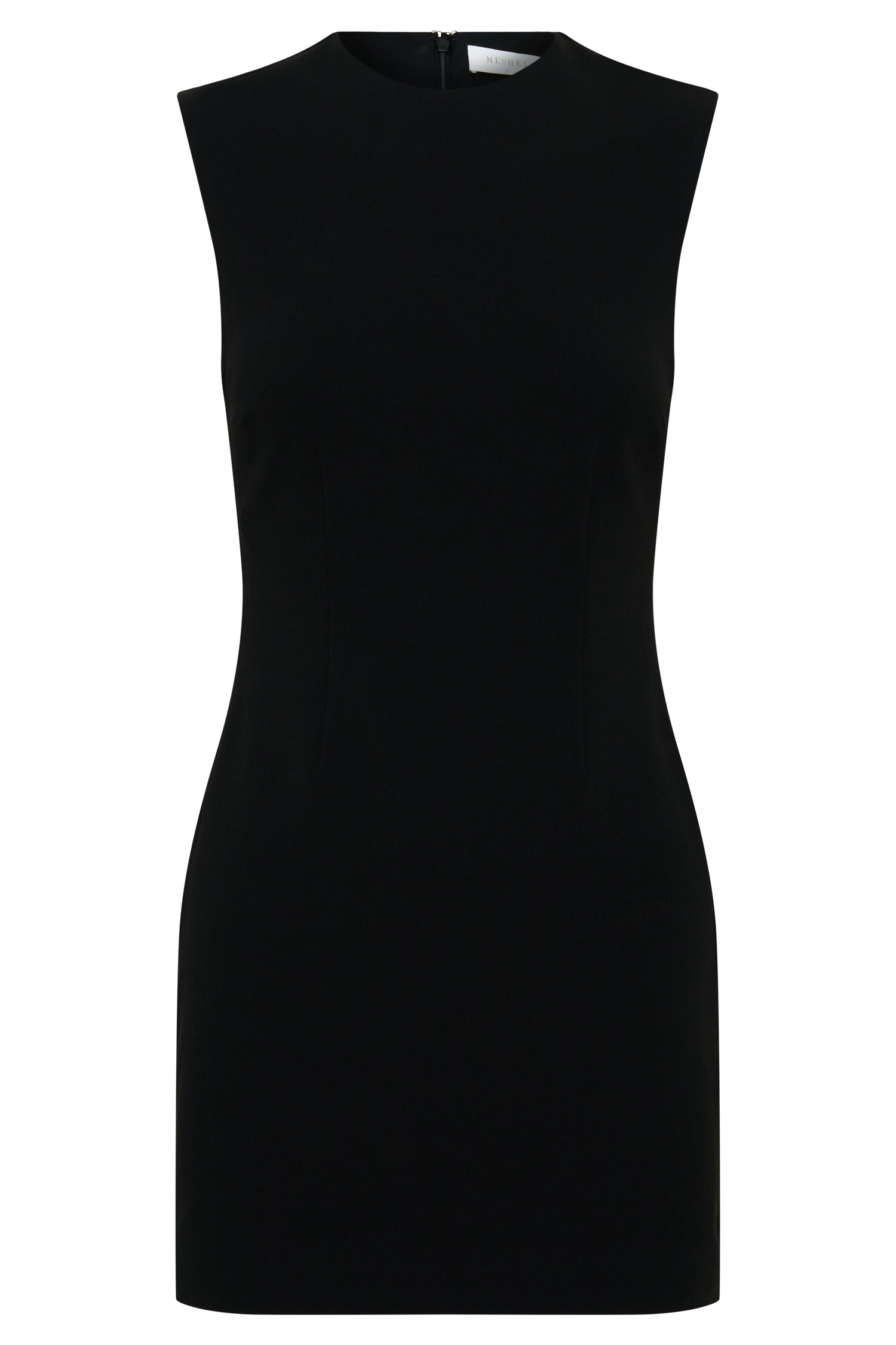 mini black sleeveless dress Fion Stretch Crepe - Momyknows Elegant White Halter all black Color:Cayenne View similar structured options