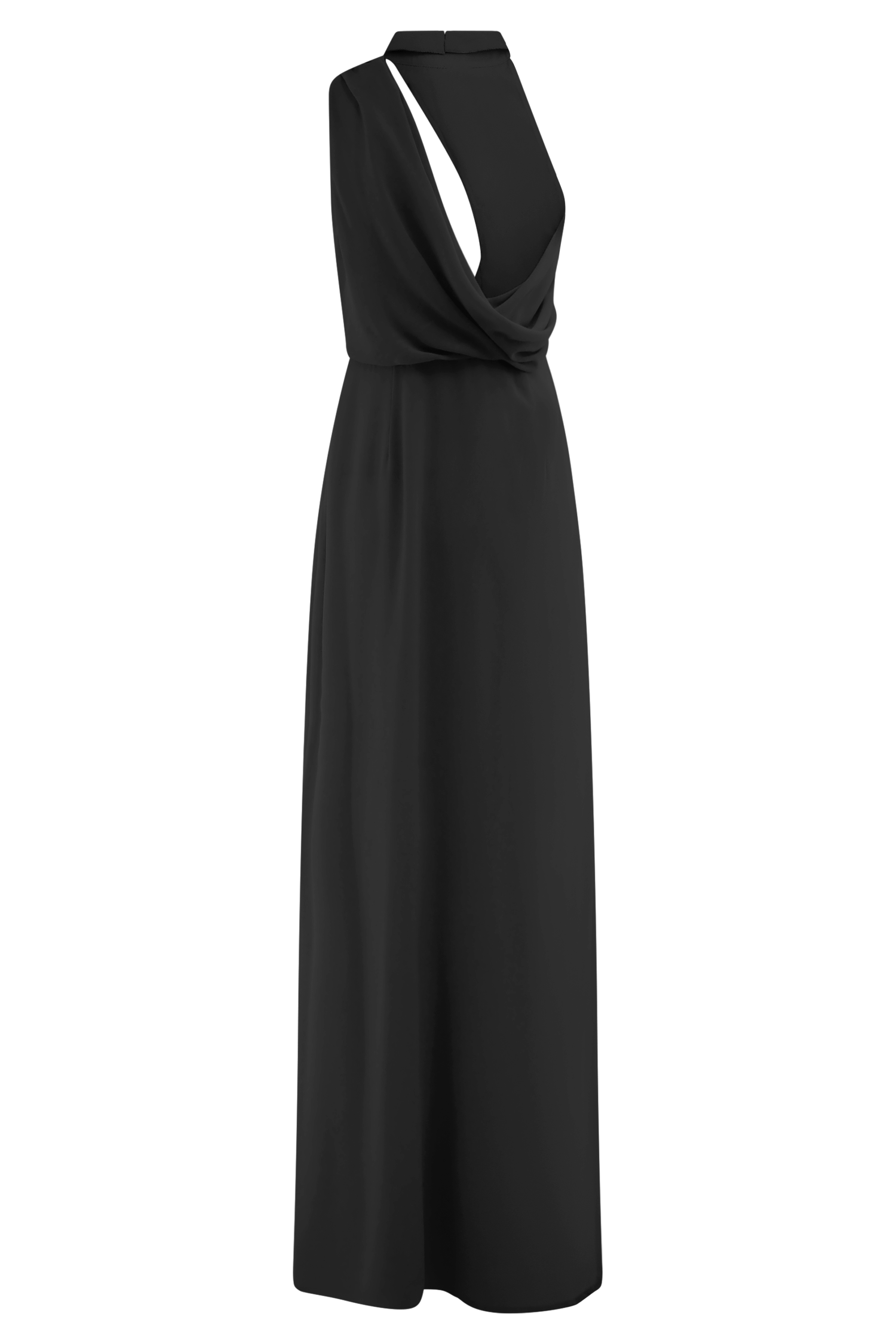 Galia Cowl Neck Maxi Dress - Black | MESHKI US Galia Cowl Neck Maxi Dress - Black | MESHKI US