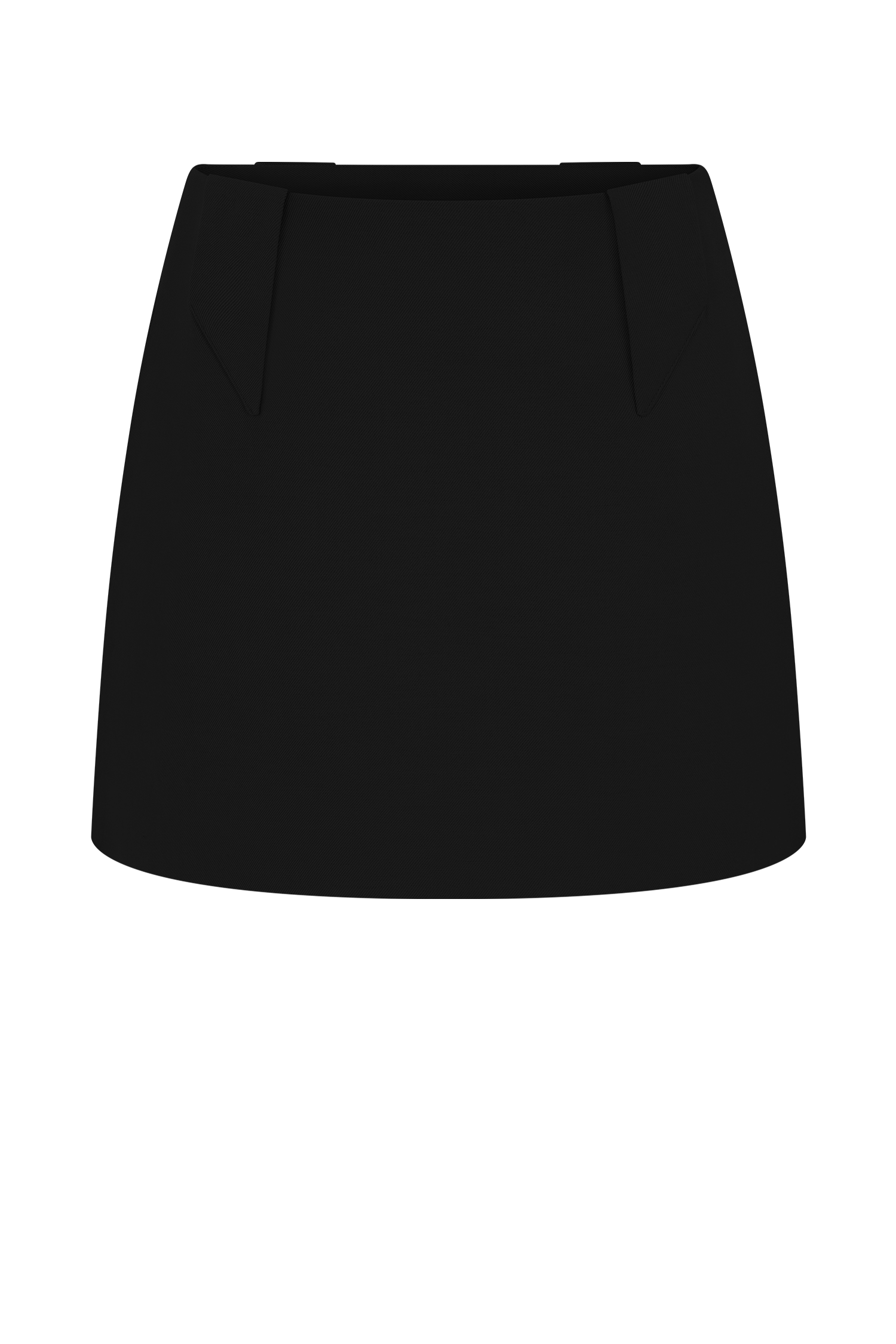 black dress skirt Gina Suiting Mini Skirt - Black