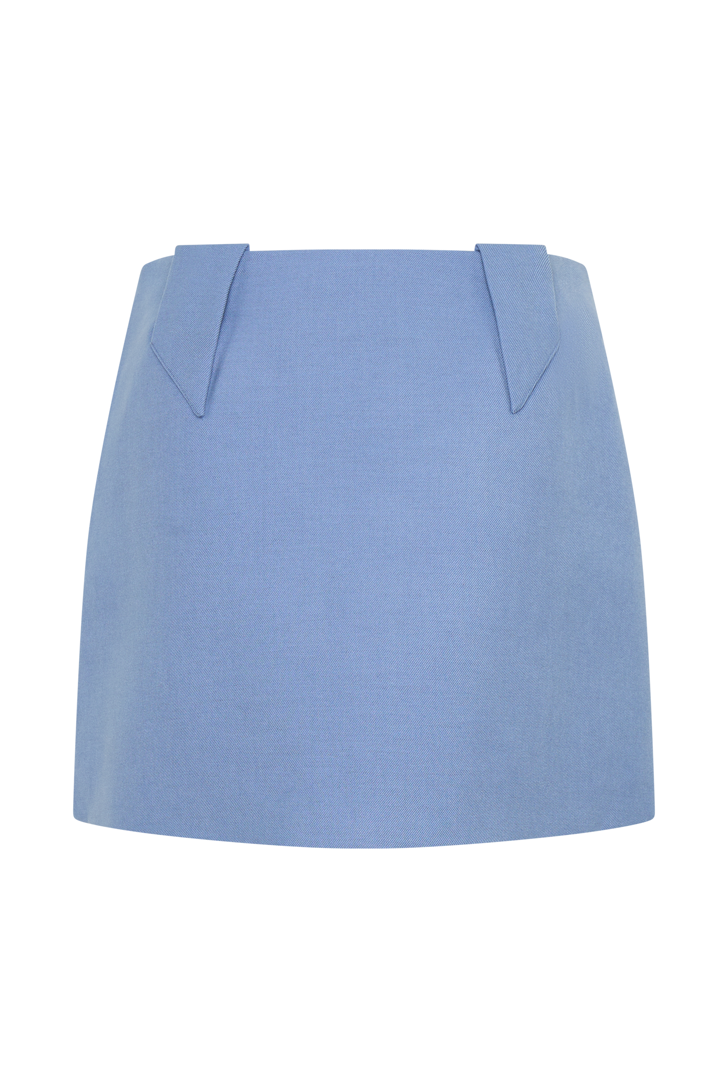 Gina Suiting Mini Skirt - Ocean Blue #8