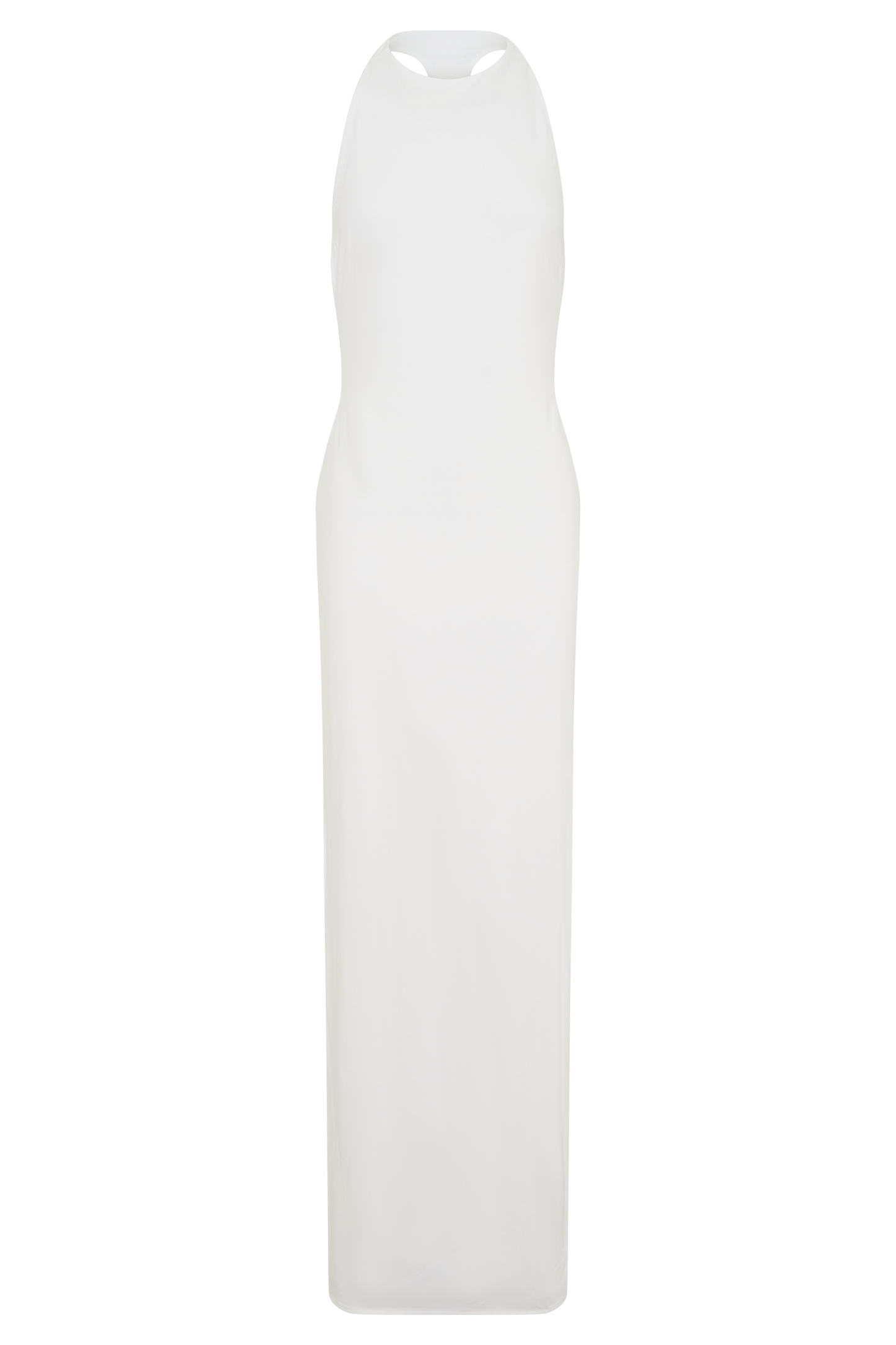 Halley Back T-Strap Maxi Dress - White