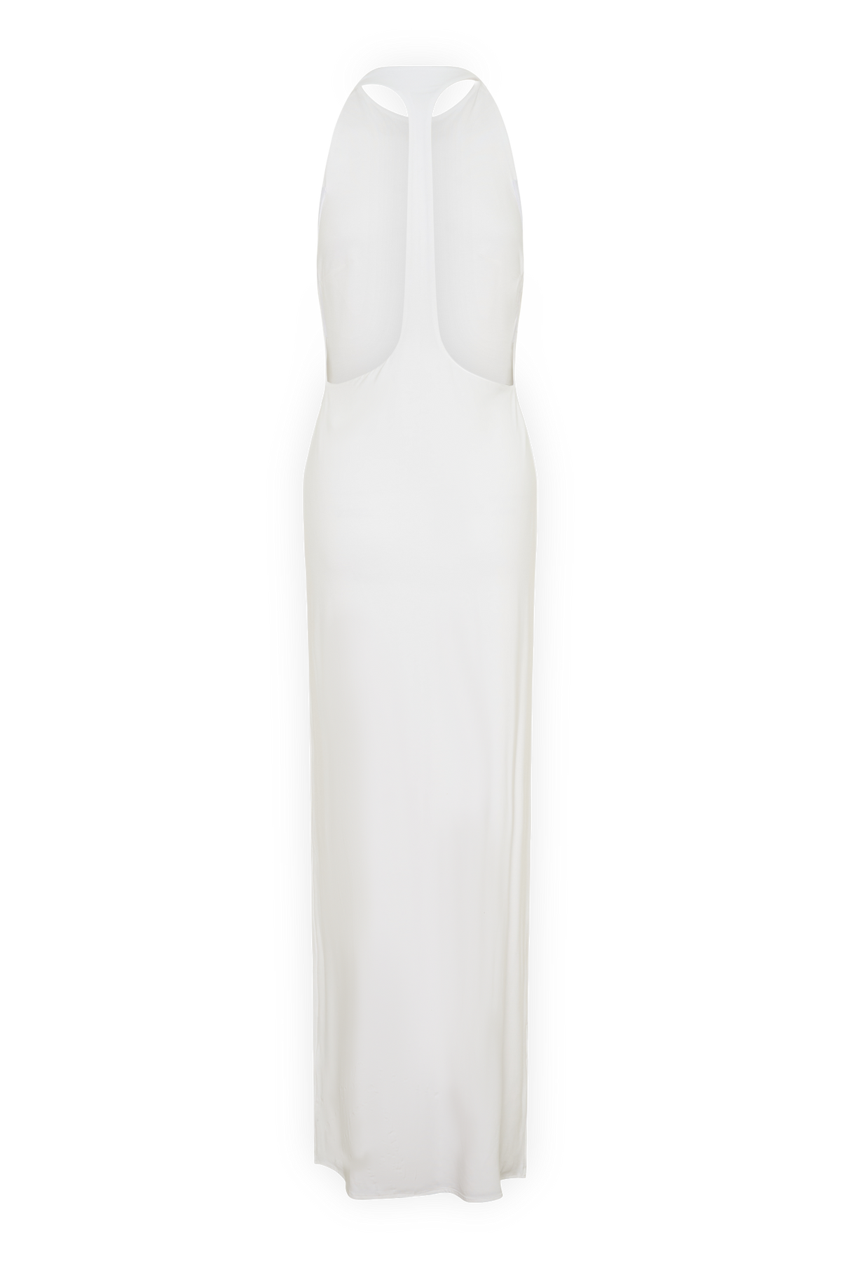 Halley Back T-Strap Maxi Dress - White