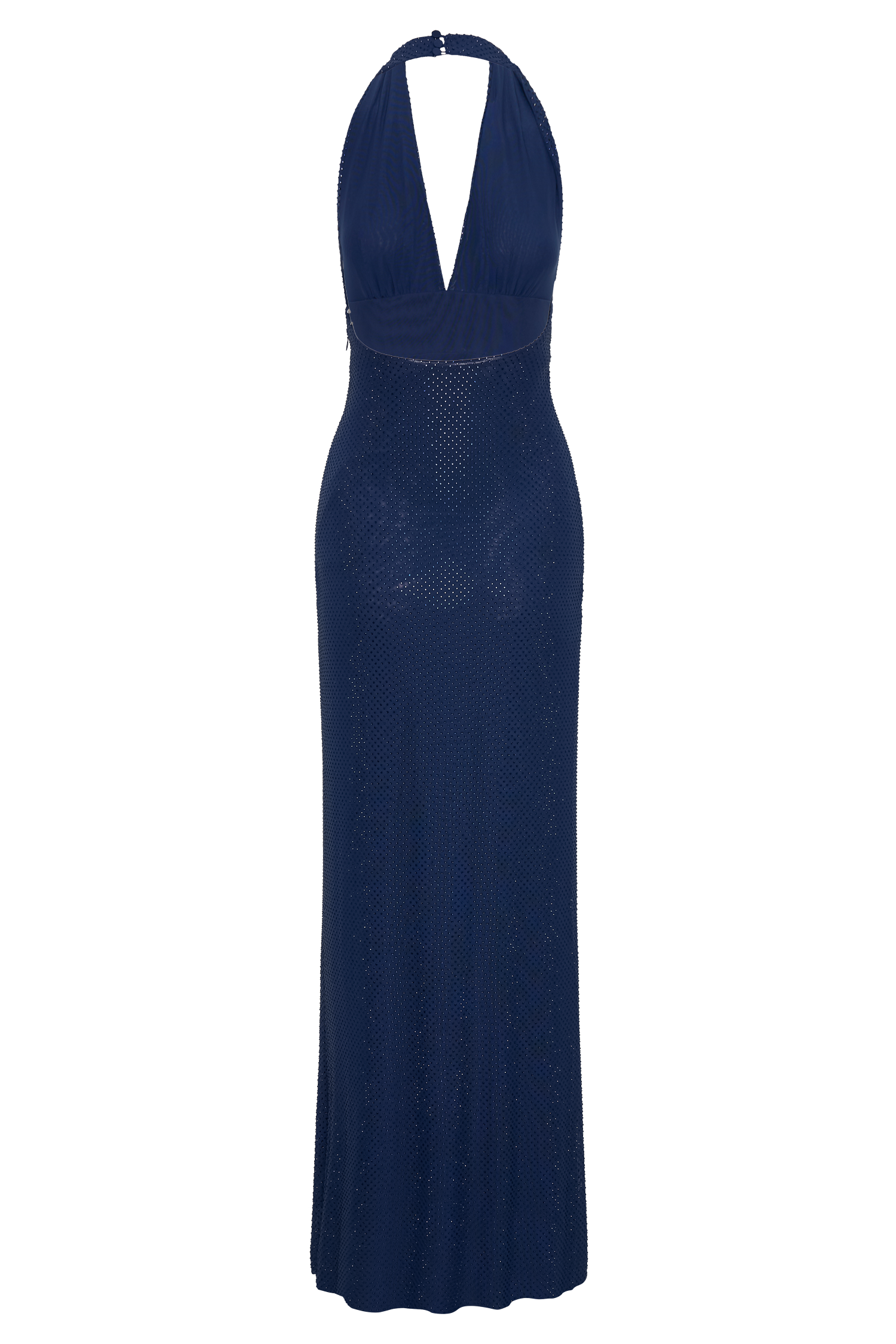 Harriet Halter Neck Diamante Maxi Dress - Navy | MESHKI US Harriet Halter Neck Diamante Maxi Dress - Navy | MESHKI US