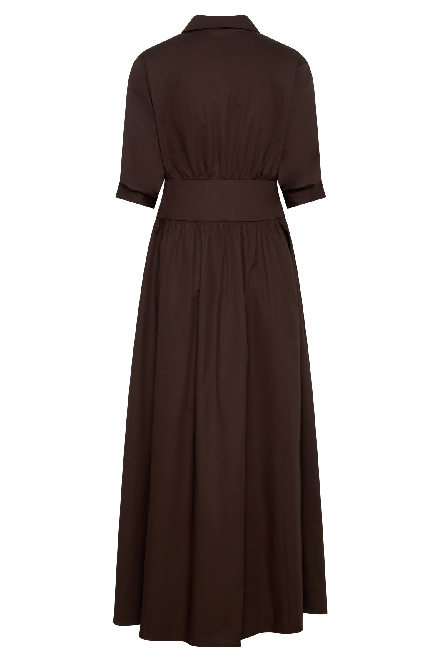 Isolde Long Sleeve Cotton Maxi Dress - Dark Chocolate | MESHKI US Isolde Long Sleeve Cotton Maxi Dress - Dark Chocolate | MESHKI US