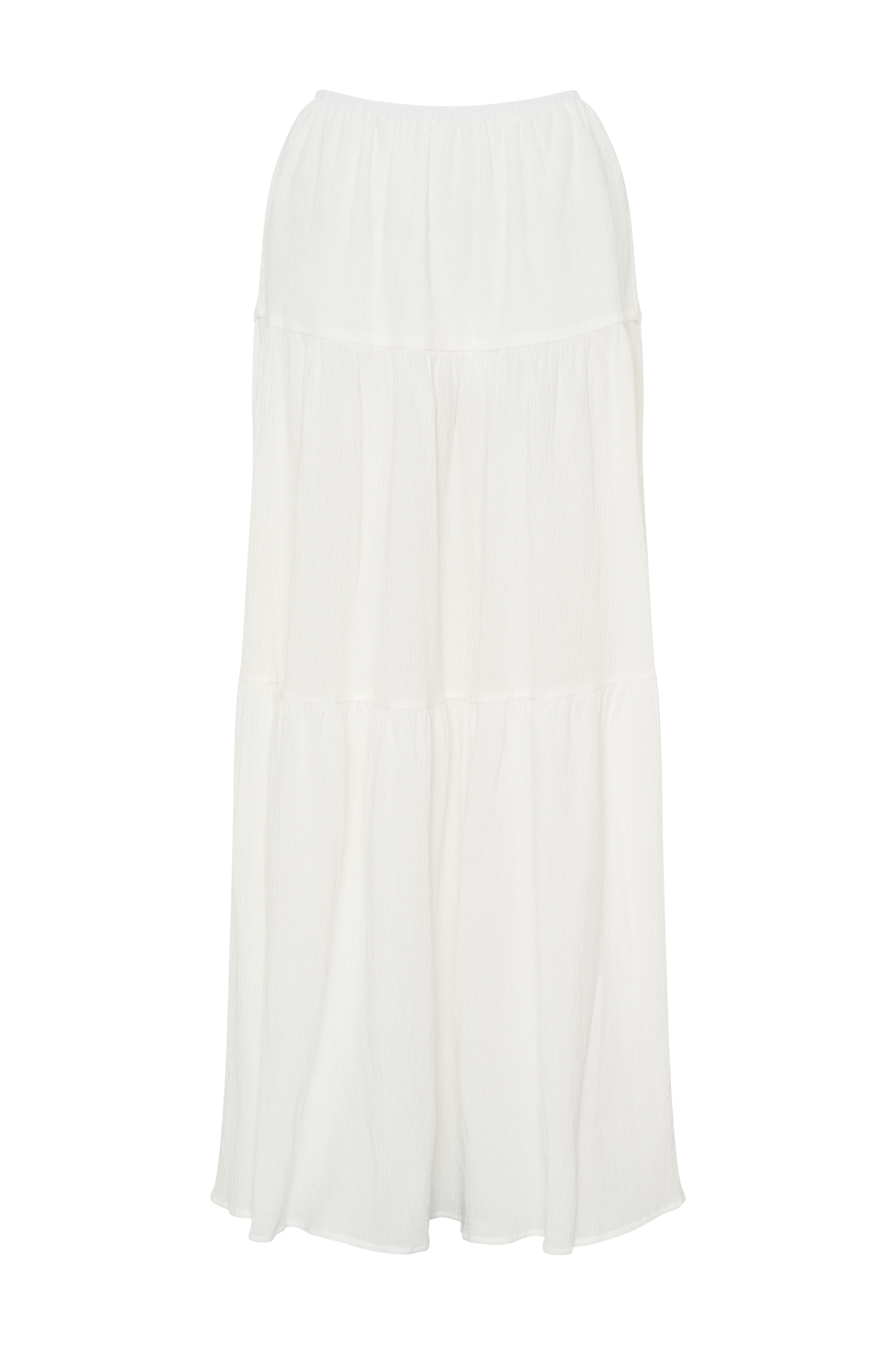 Jacinda Cotton Maxi Skirt White MESHKI US