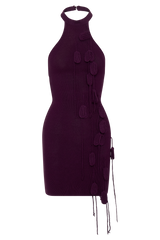 Jacky Tulip Mini Dress - Plum