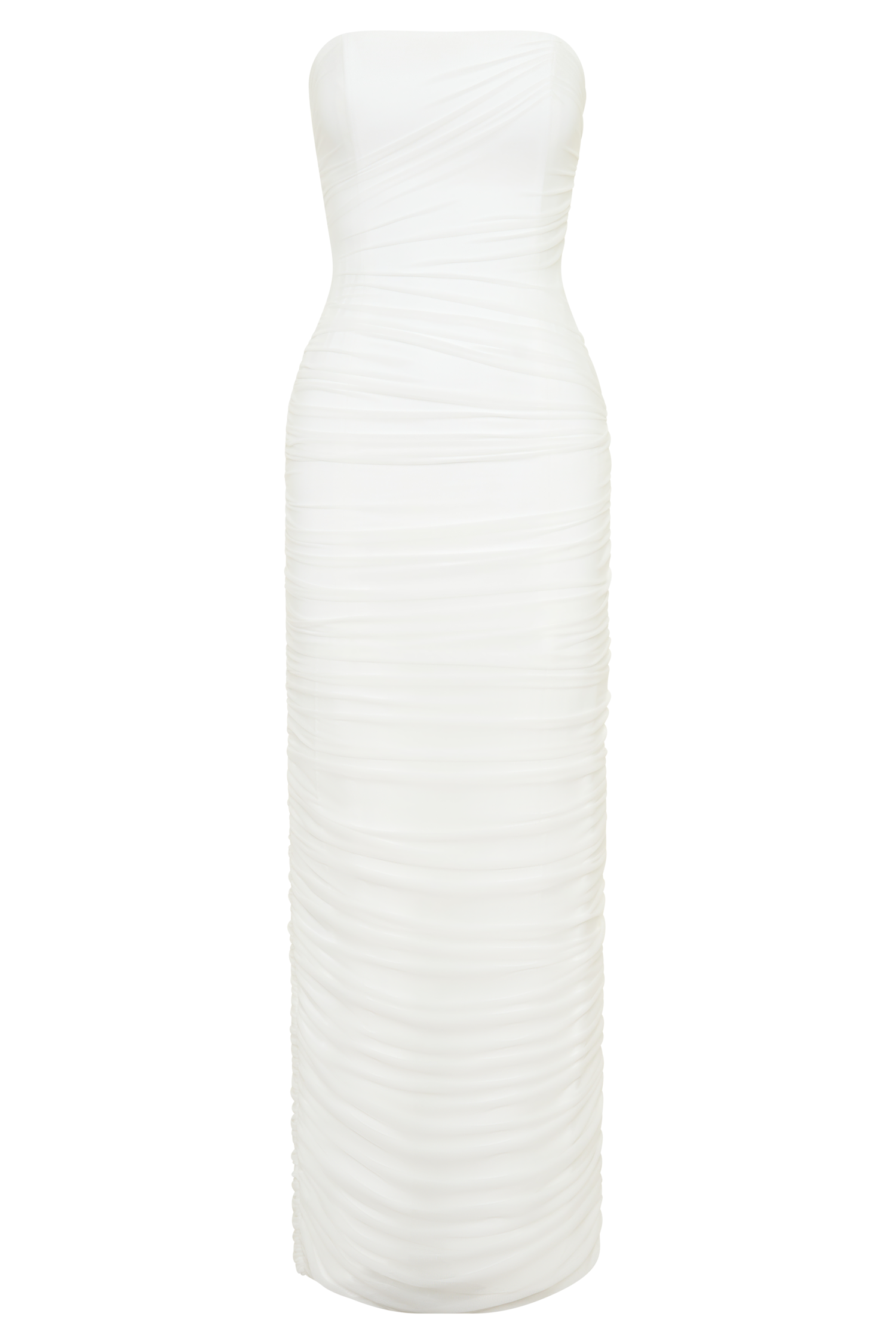 Jianna Strapless Mesh Maxi Dress