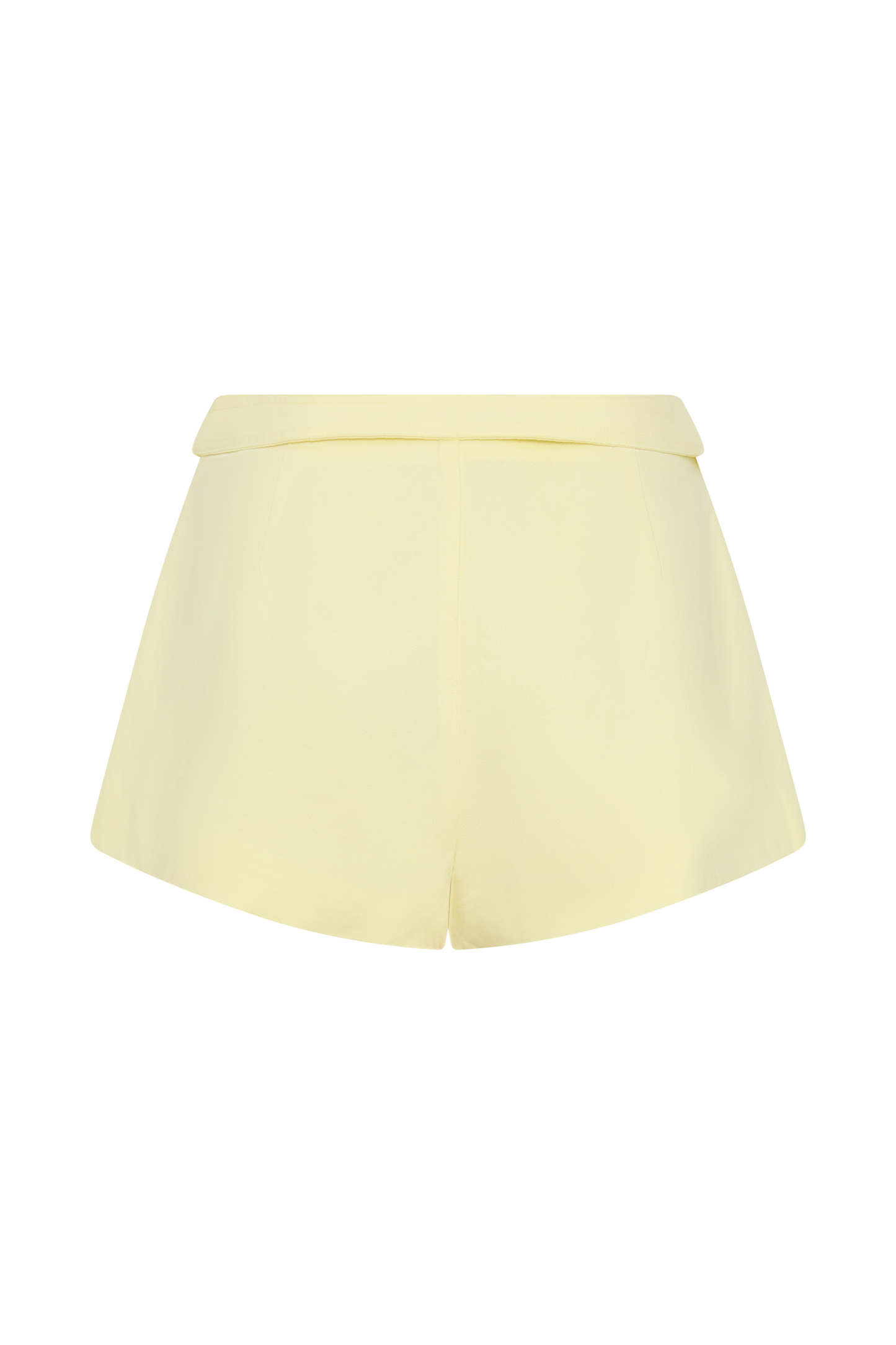 Josephine Cotton Shorts With Waistbands - Lemon
