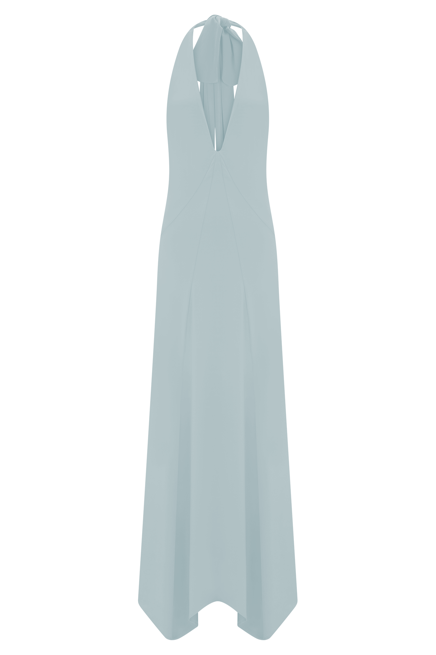Juliet Slinky Maxi Dress With Scarf - Pale Blue | MESHKI US Juliet Slinky Maxi Dress With Scarf - Pale Blue | MESHKI US