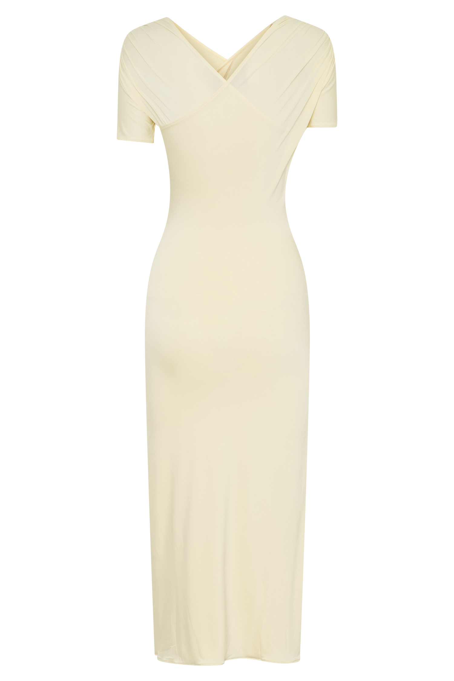 knee length dresses for ladies Tessa Striped Crossover Maxi Dress – No. 14