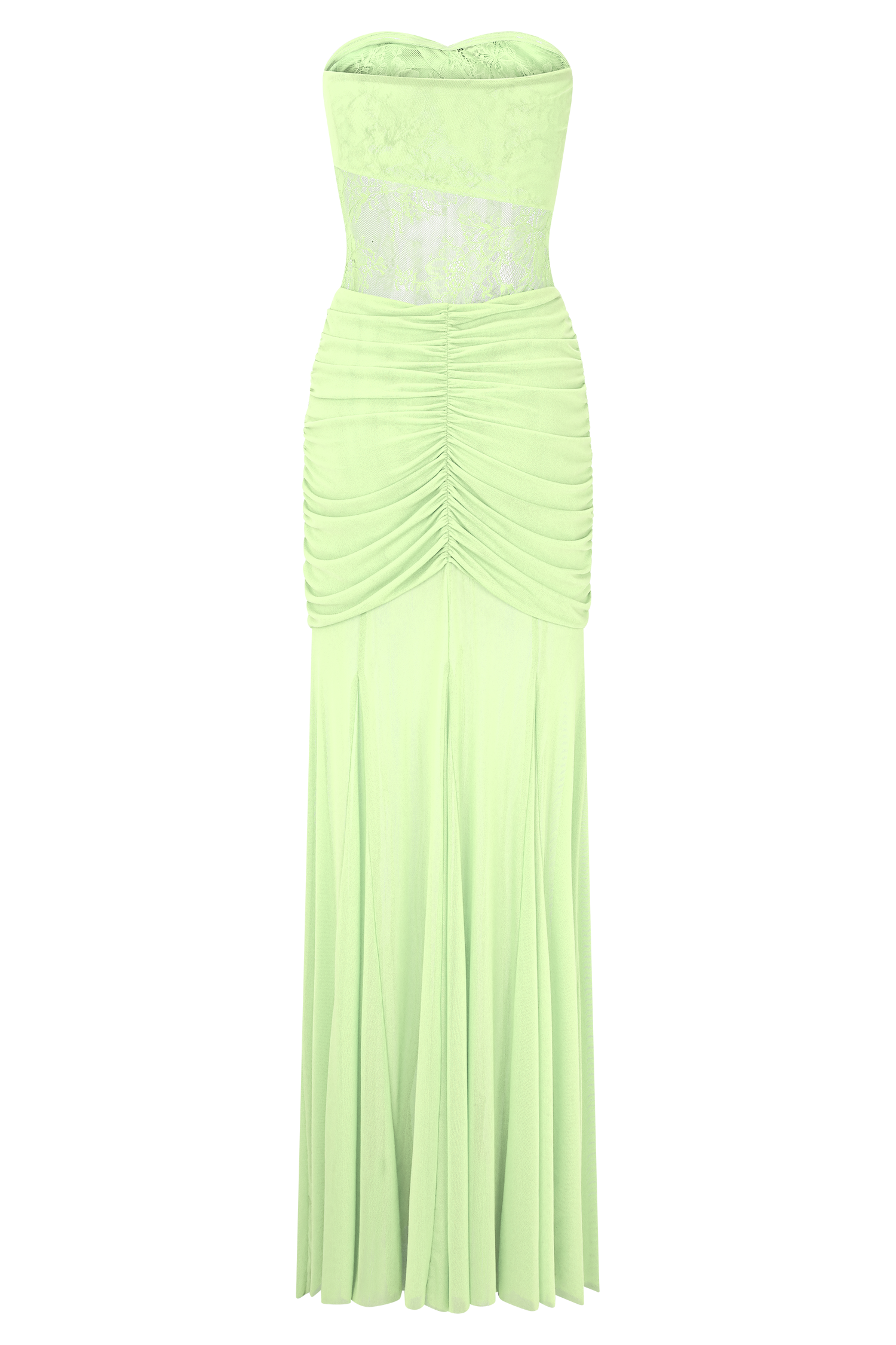 Khadijah Lace and Mesh Maxi Dress / Sage | Meshki | M Khadijah Lace and Mesh Maxi Dress / Sage | Meshki | M