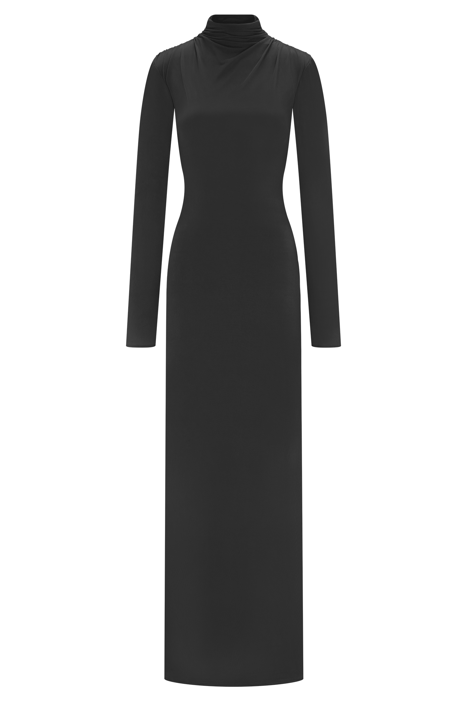 Kiyah Slinky Cut Out Maxi Dress - Black | MESHKI US Kiyah Slinky Cut Out Maxi Dress - Black | MESHKI US