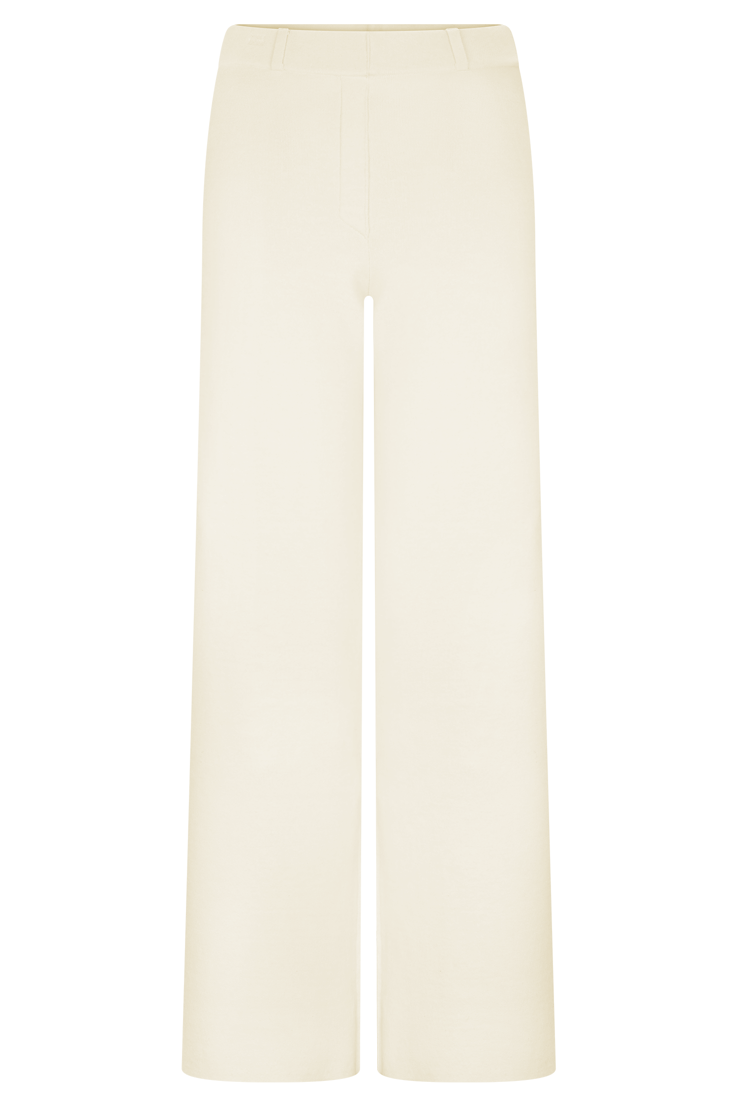 Lauren Knit Trouser - Ivory | MESHKI US
