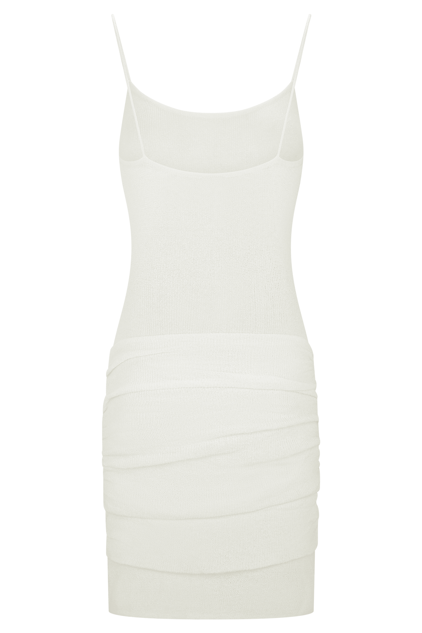 Laurie Twist Knit Mini Dress - Ivory