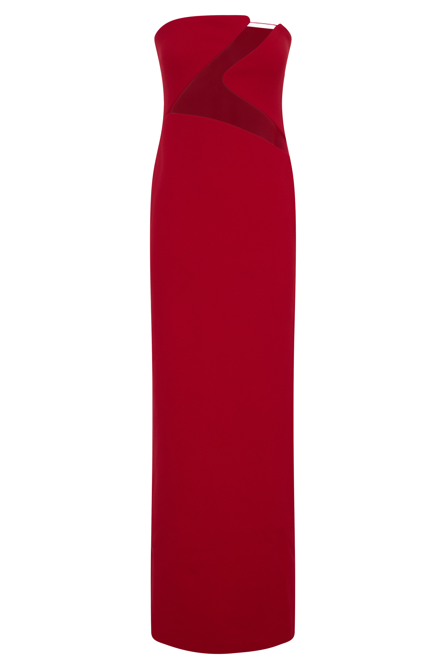 Lianne Strapless Maxi Dress - Red #9