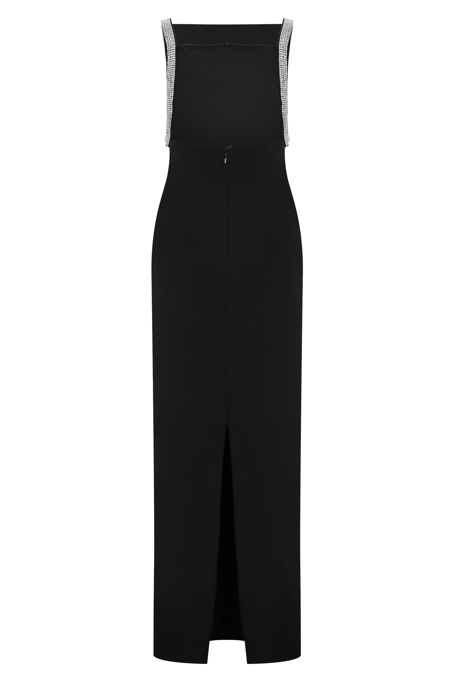 Lorde Embellished Crepe Maxi Dress - Black | MESHKI US Lorde Embellished Crepe Maxi Dress - Black | MESHKI US