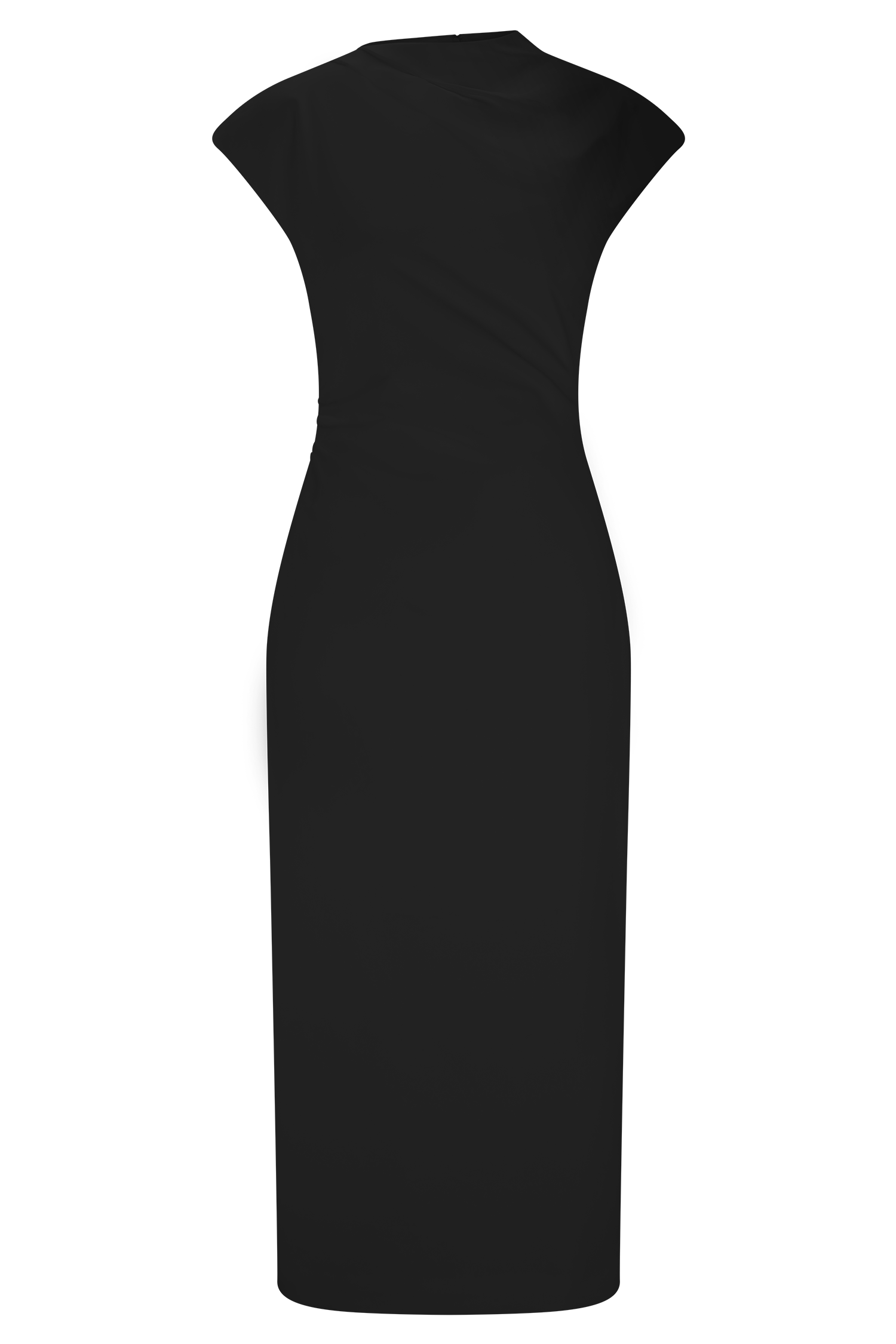 Lorena Cotton Midi Dress - Black #7