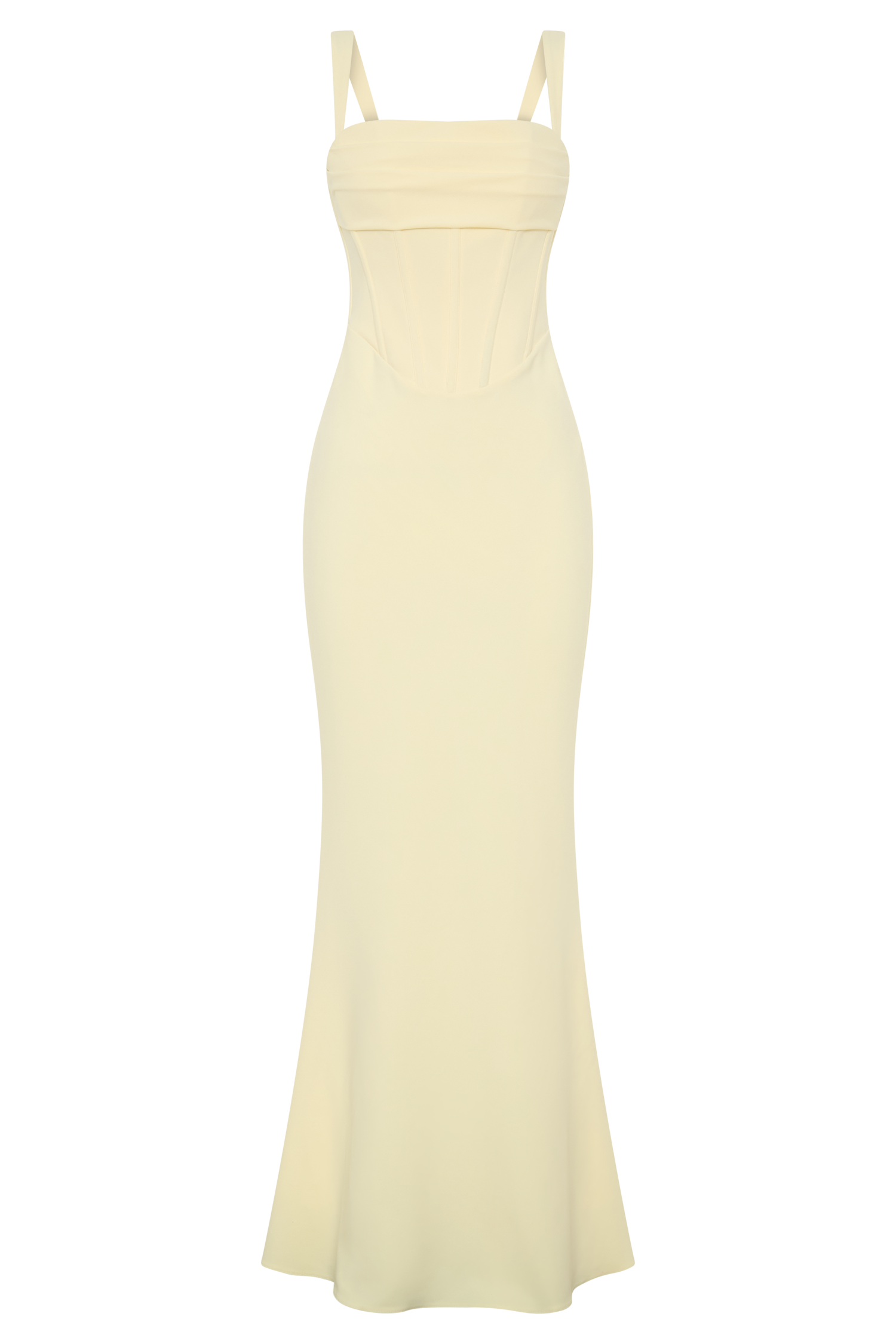 Luella Crepe Corset Maxi Dress
