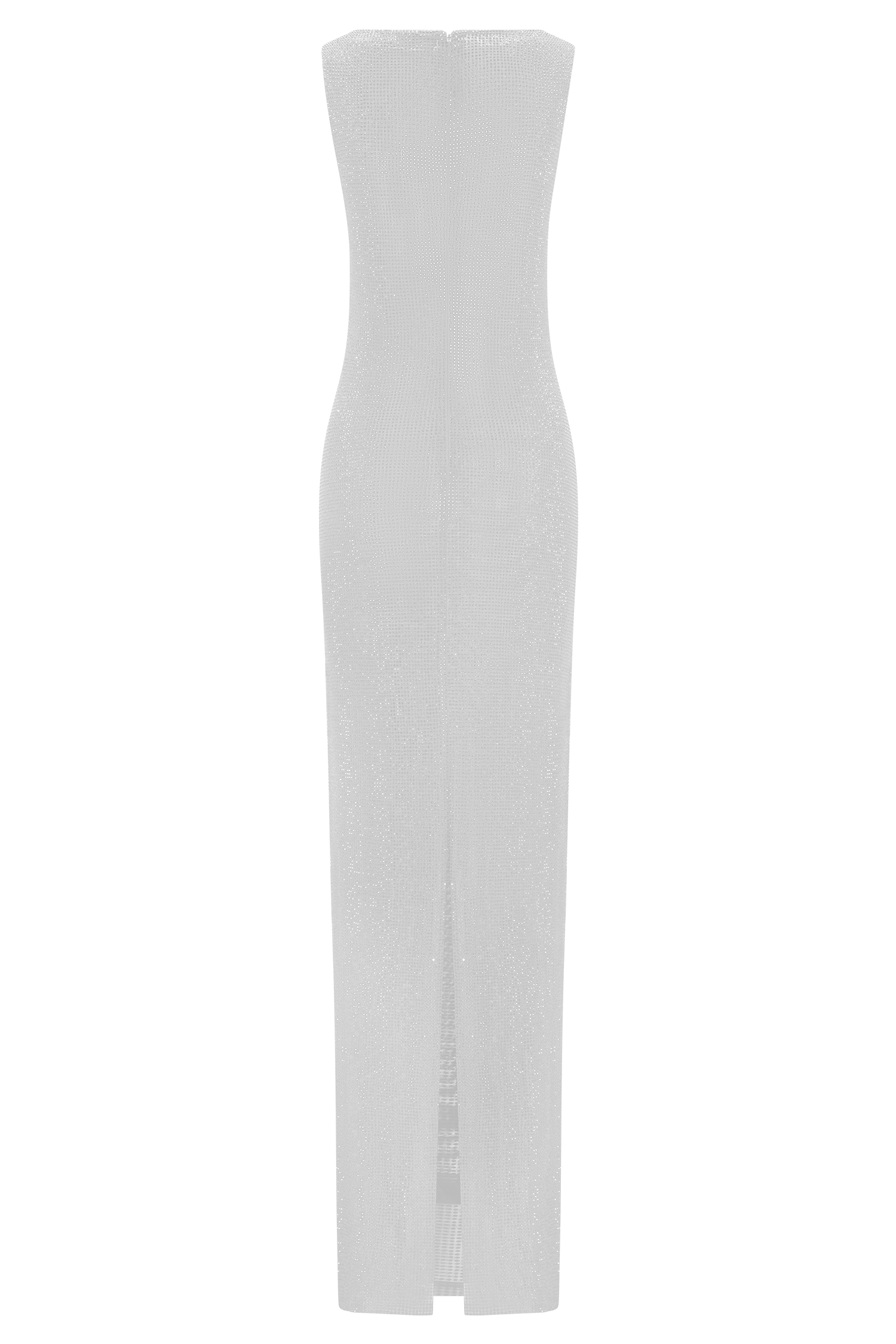 Magnolia Sleeveless Diamante Maxi Dress - Silver #5