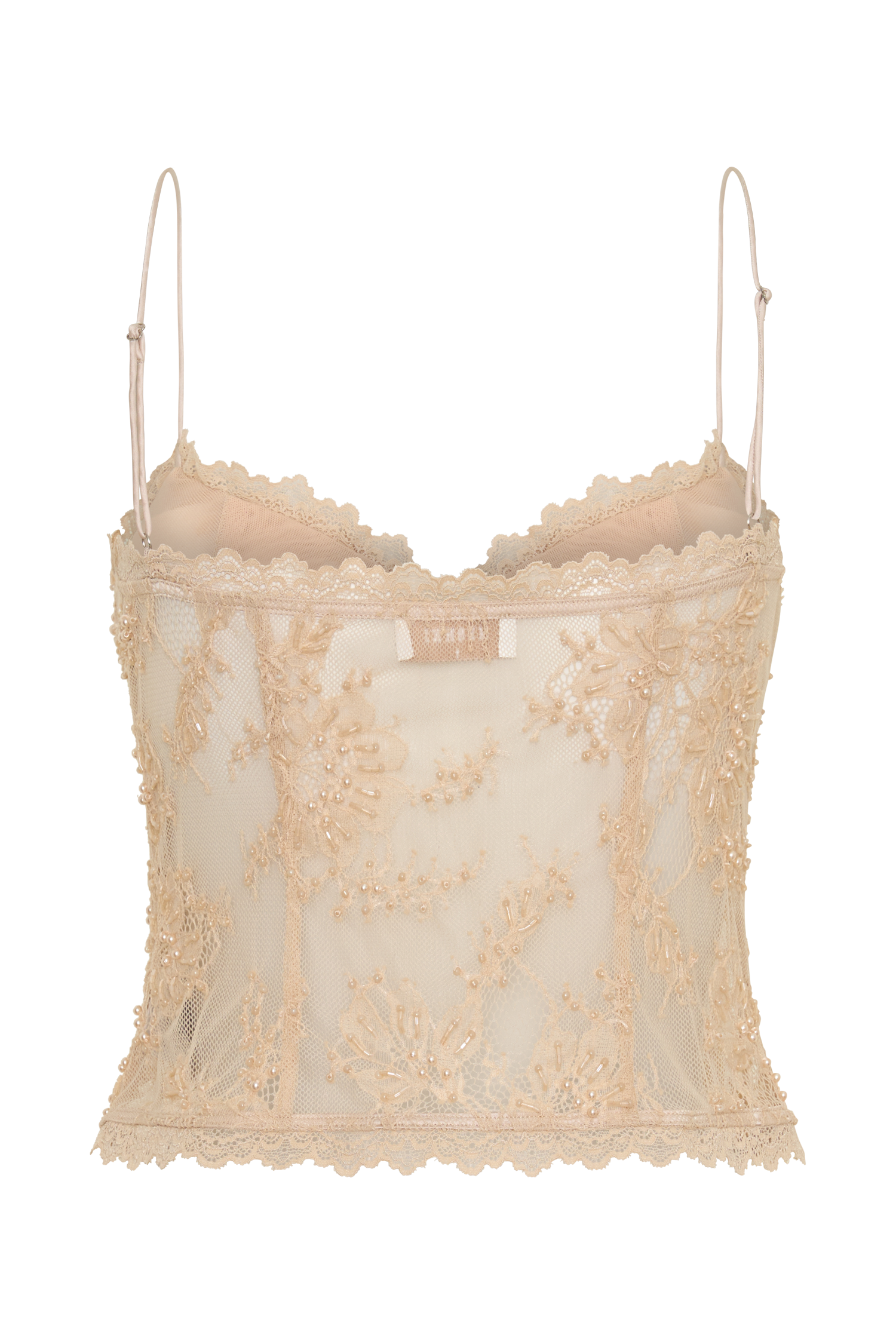 Marcelle Sweetheart Lace Top - Blush Rose Gold #8