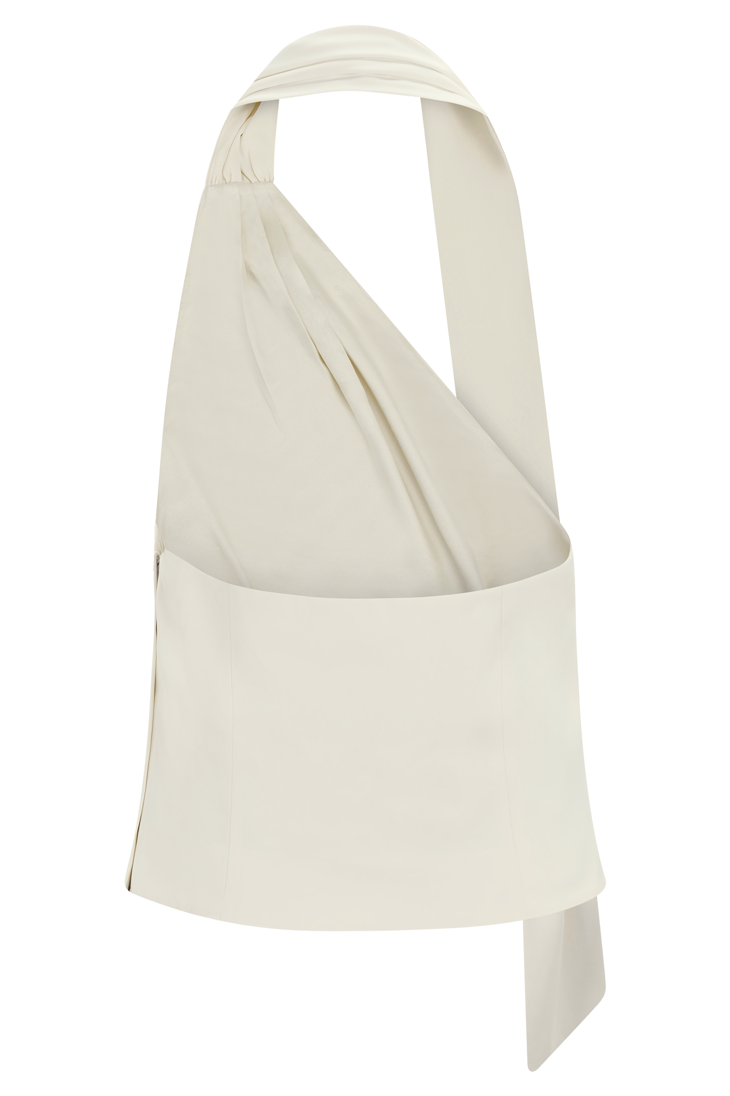 Marina Halter Top With Hardware - Ivory #8