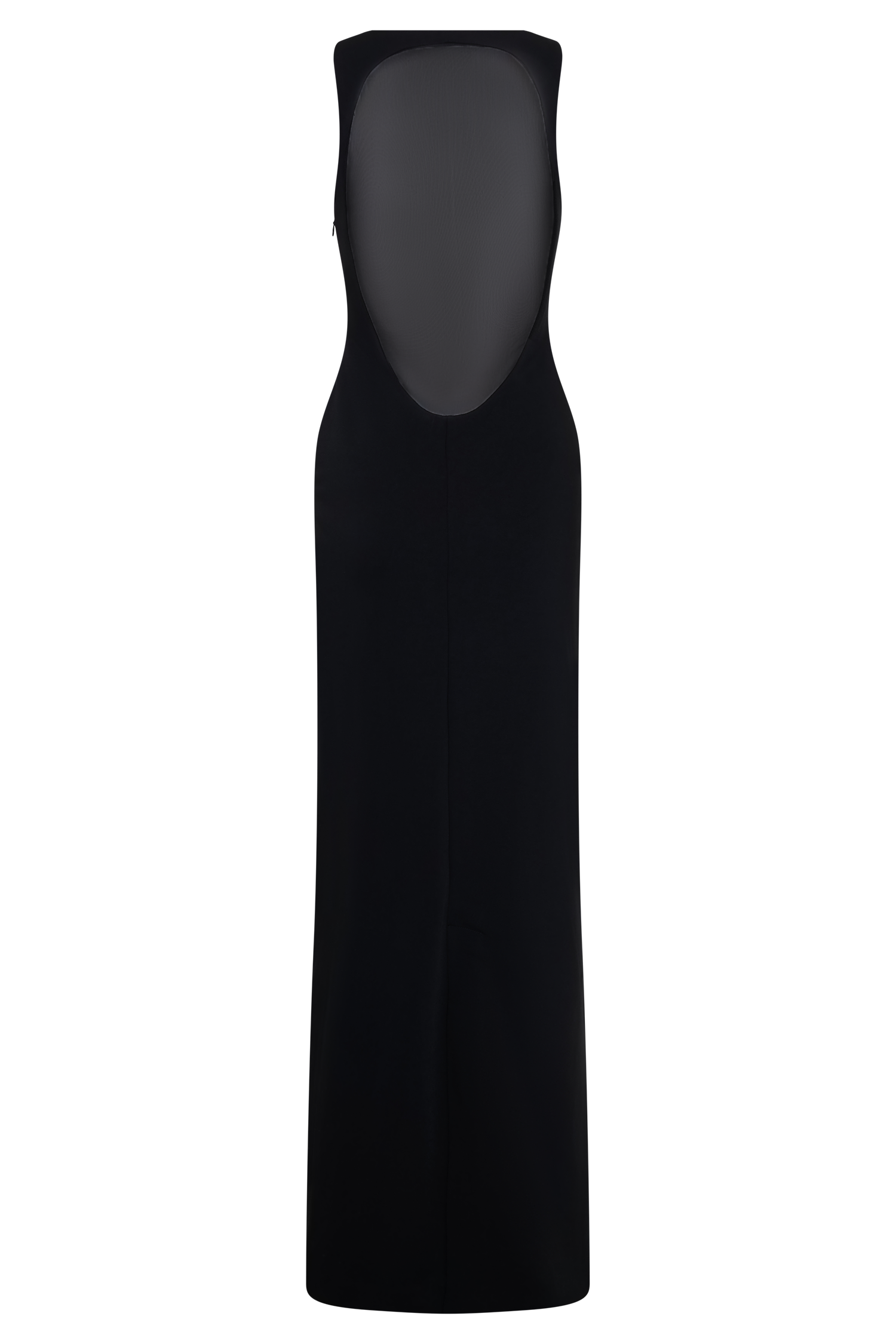 Marlon Crepe And Mesh Maxi Dress - Black | MESHKI US Marlon Crepe And Mesh Maxi Dress - Black | MESHKI US