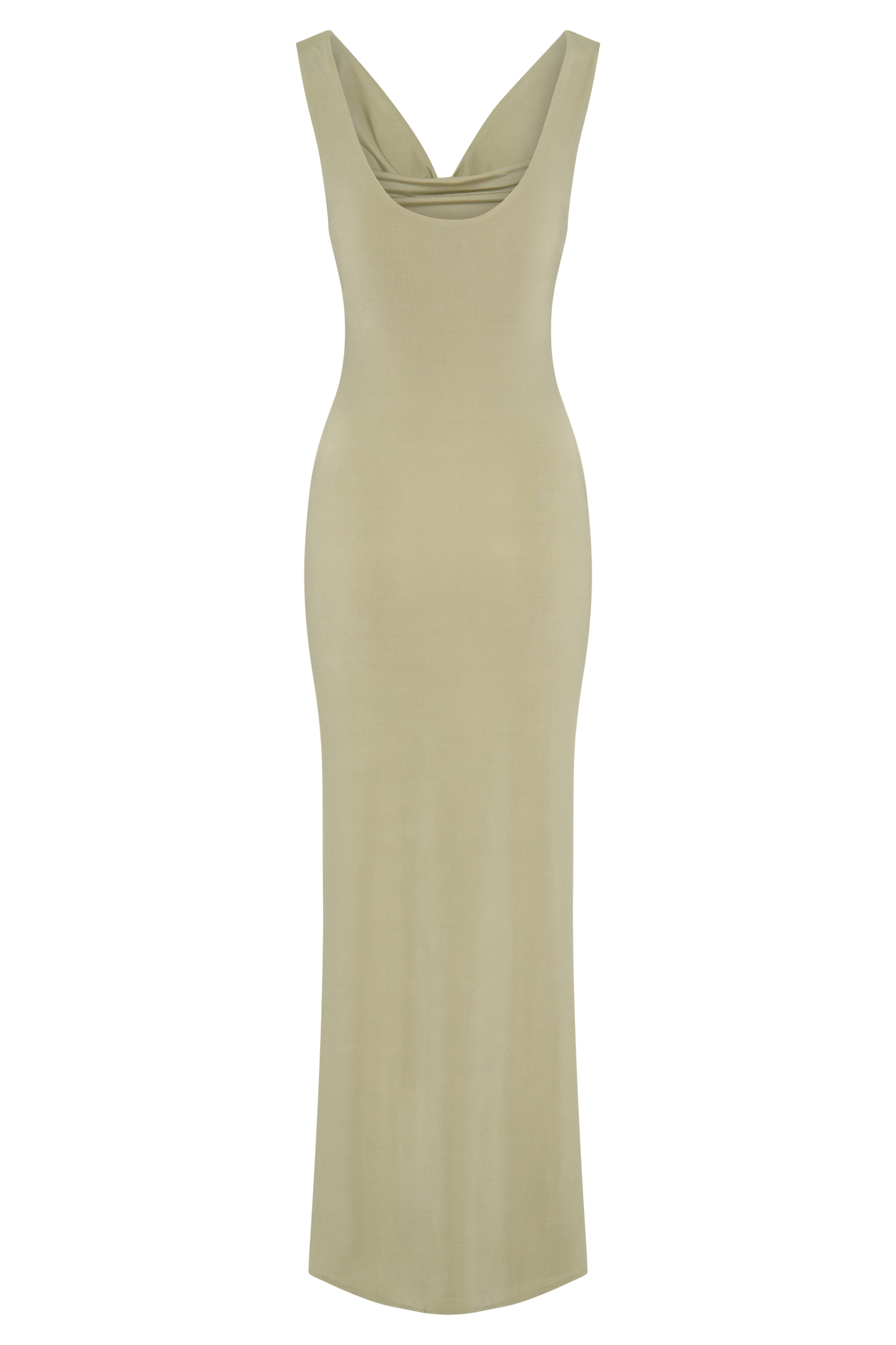 Marta Slinky Cowl Maxi Dress - Sage