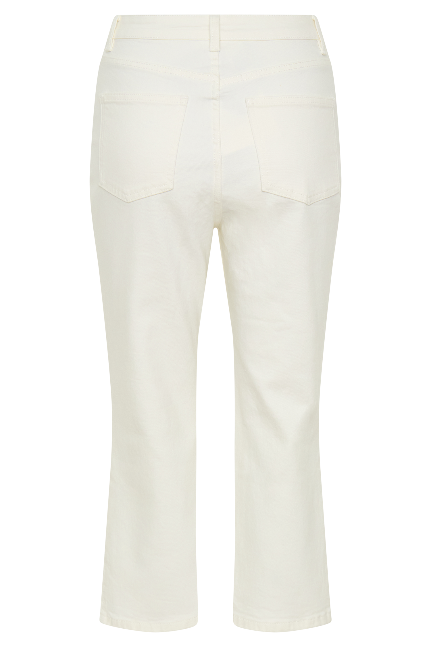 Mary Denim Capris - White Mary Denim Capris - White