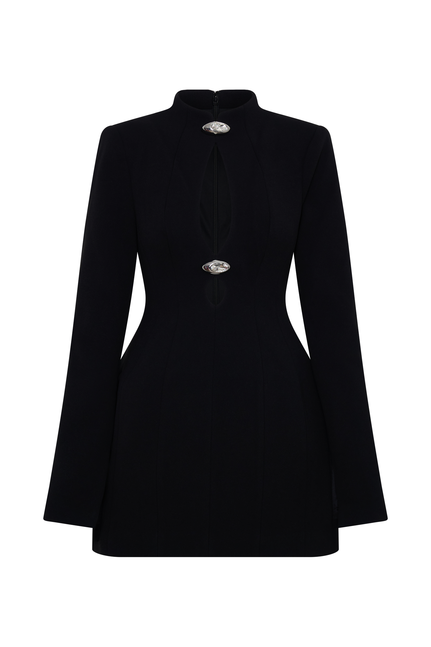 Michelle Cut Out Mini Dress - Black | MESHKI US Michelle Cut Out Mini Dress - Black | MESHKI US