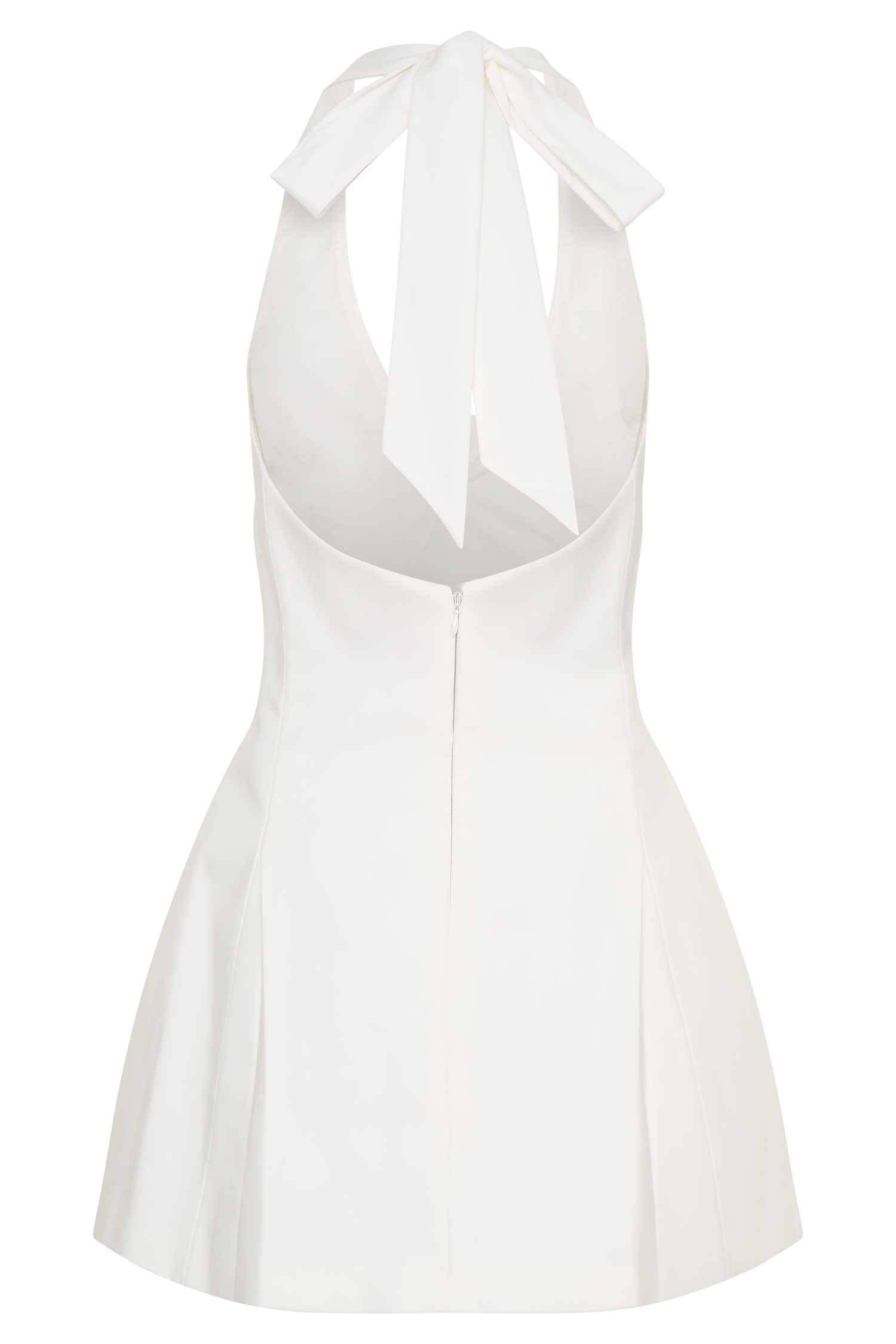 Nelly Halter Neck Cotton Mini Dress - White | MESHKI US Nelly Halter Neck Cotton Mini Dress - White | MESHKI US