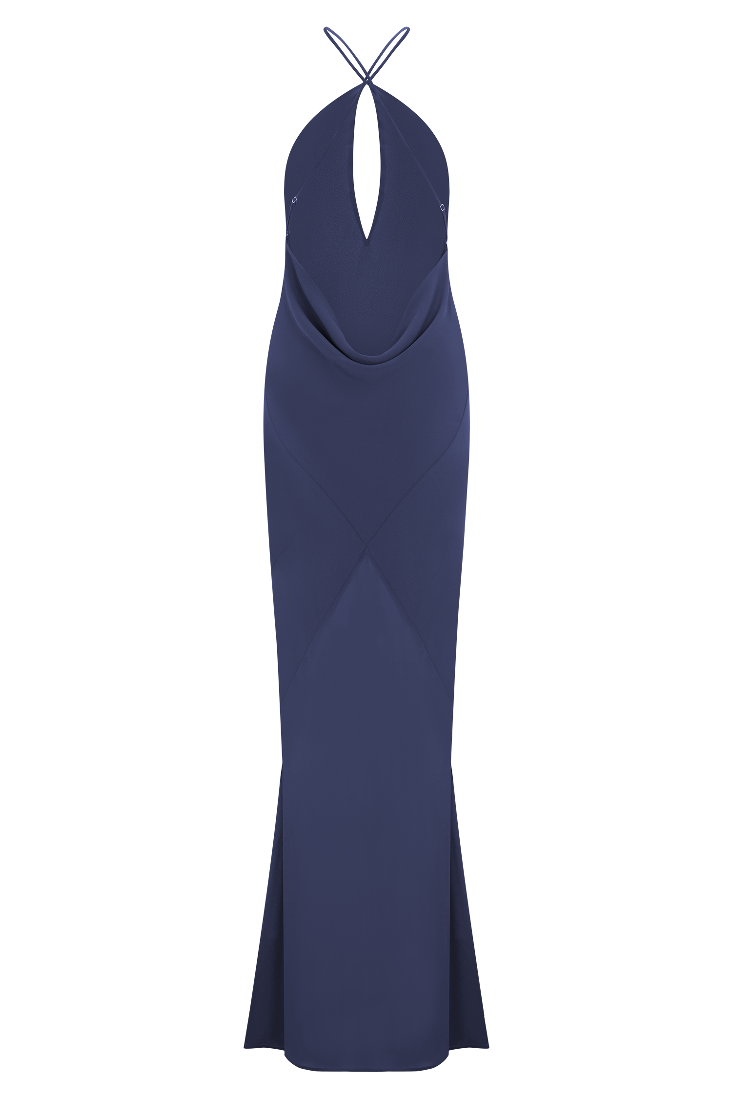 Nerea Slip Halter Maxi Dress - Purple Ink | MESHKI US Nerea Slip Halter Maxi Dress - Purple Ink | MESHKI US