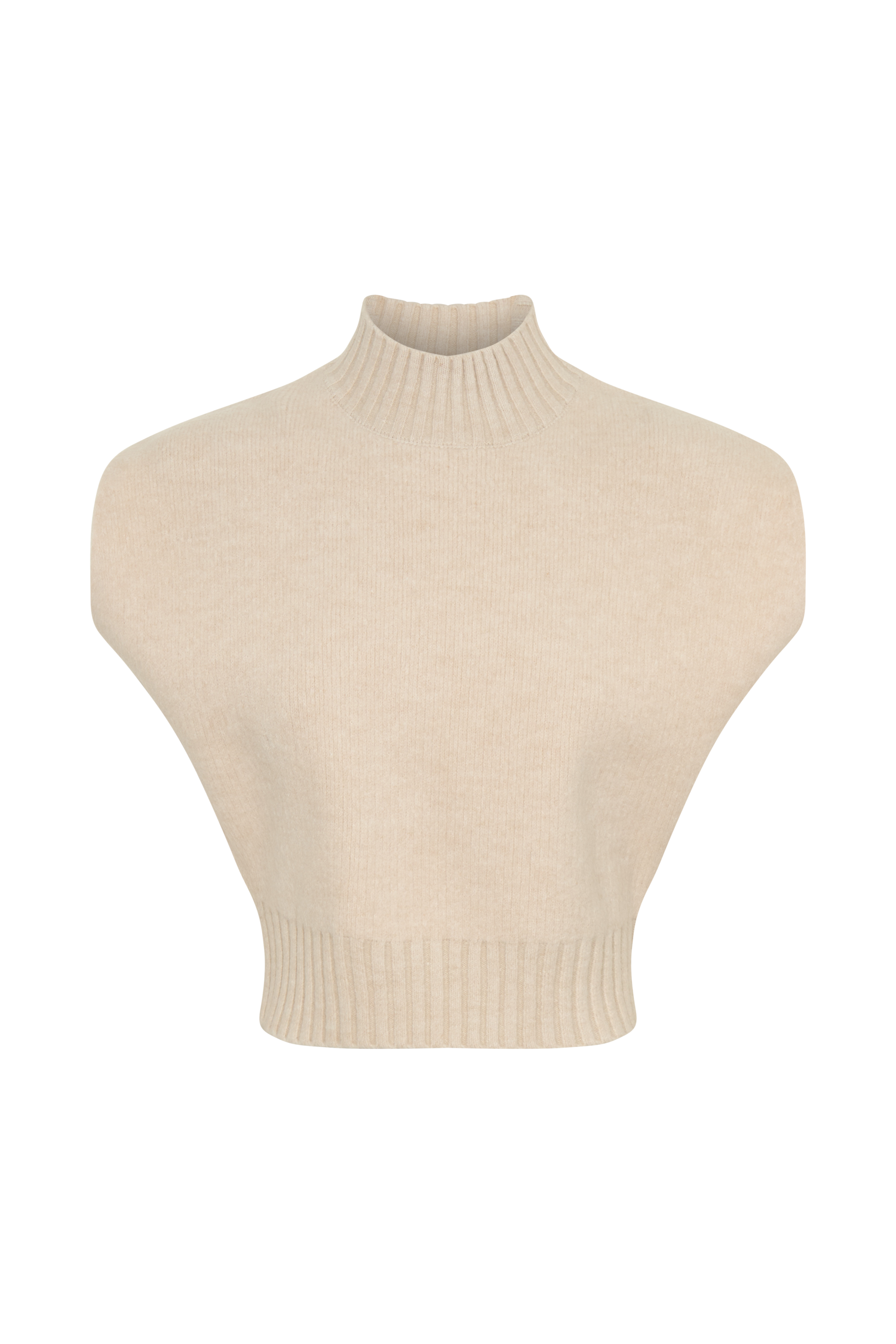 Niko Knit Oversized Top - Ivory | MESHKI US