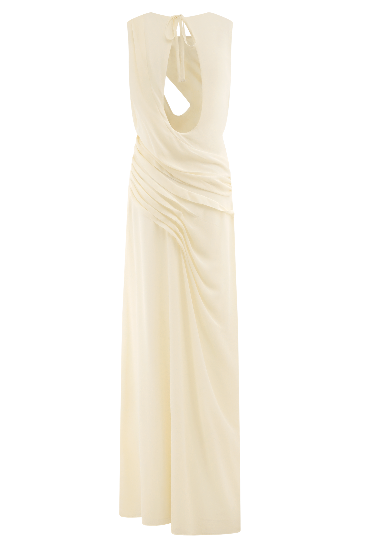 Oria Chiffon Maxi Dress - Ivory | MESHKI US Oria Chiffon Maxi Dress - Ivory | MESHKI US