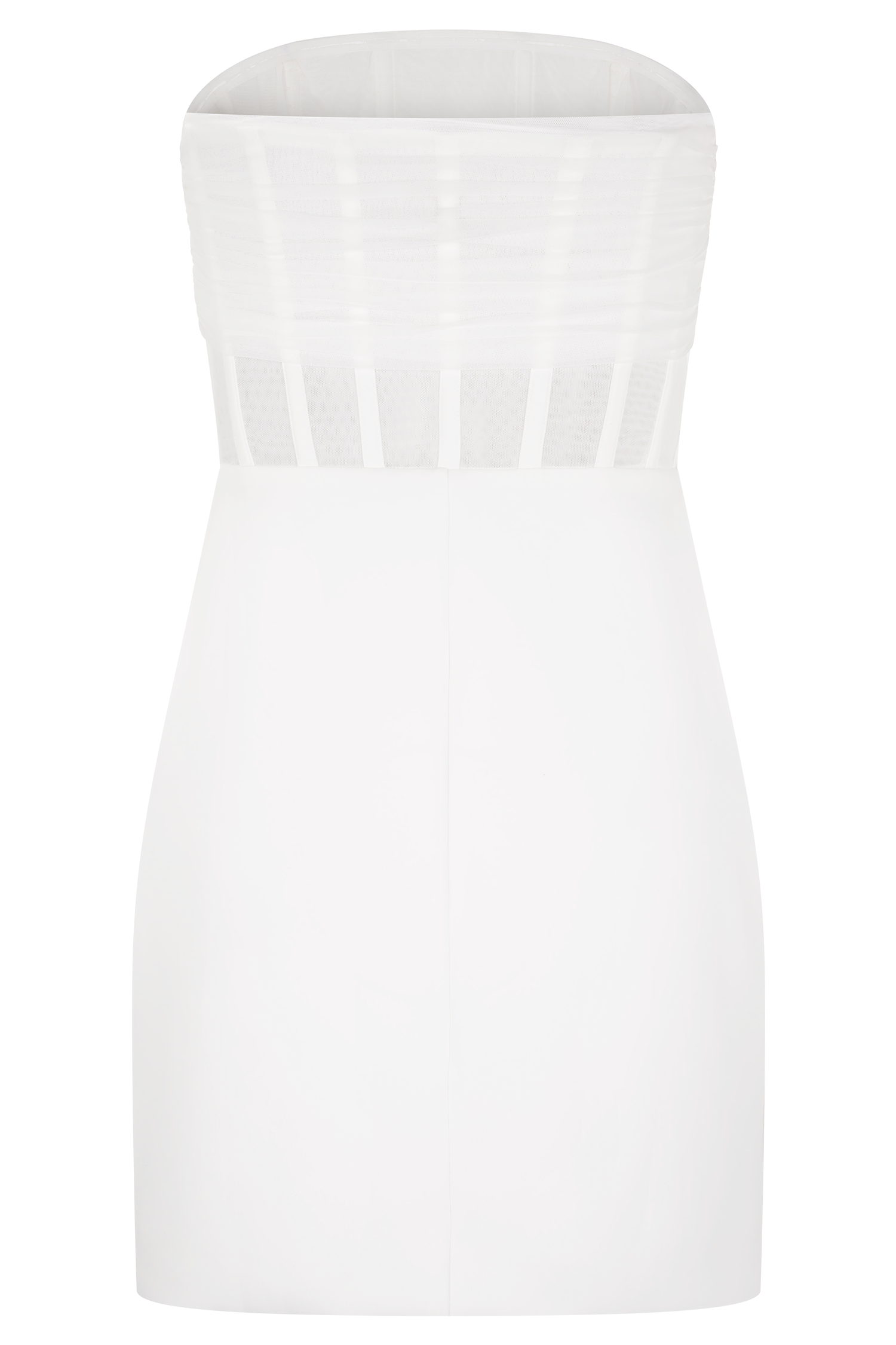 Palmer Mesh Corset Mini Dress - Ivory | MESHKI US Palmer Mesh Corset Mini Dress - Ivory | MESHKI US