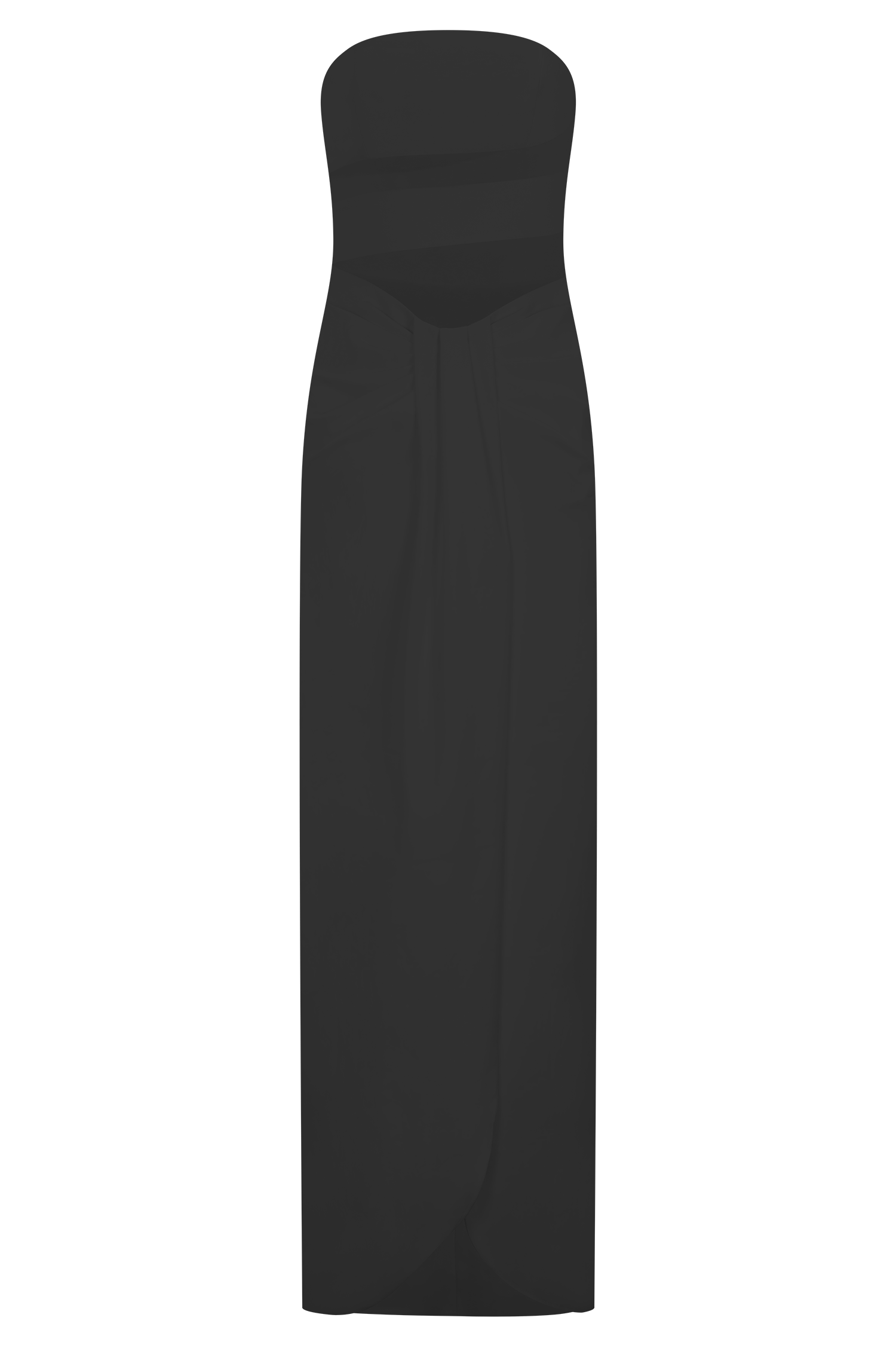 Paulina Cut Out Strapless Maxi Dress - Black #7