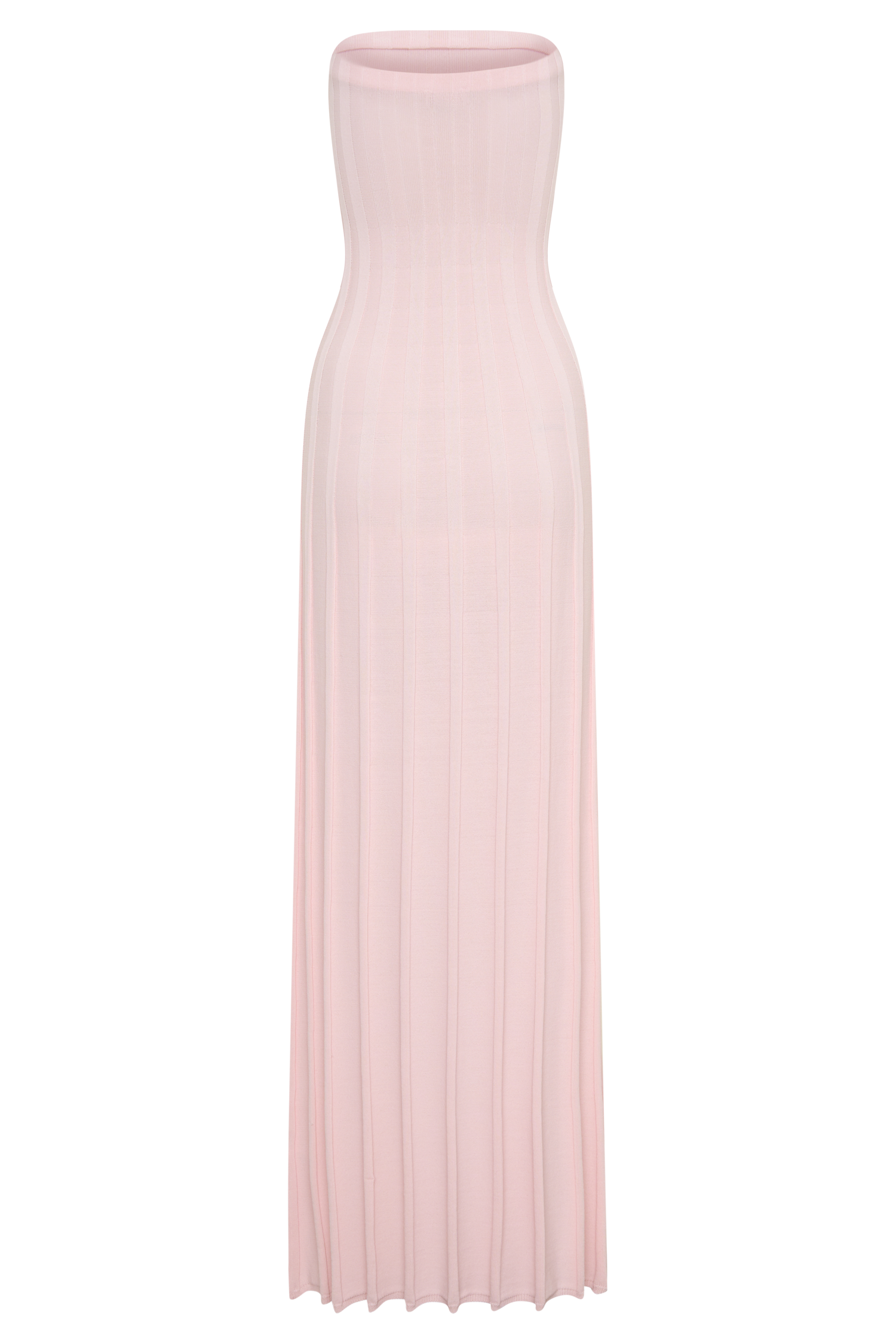 pink ribbed maxi dress Everyday Smiles Ribbed Cami Maxi Dress (Light Pink)