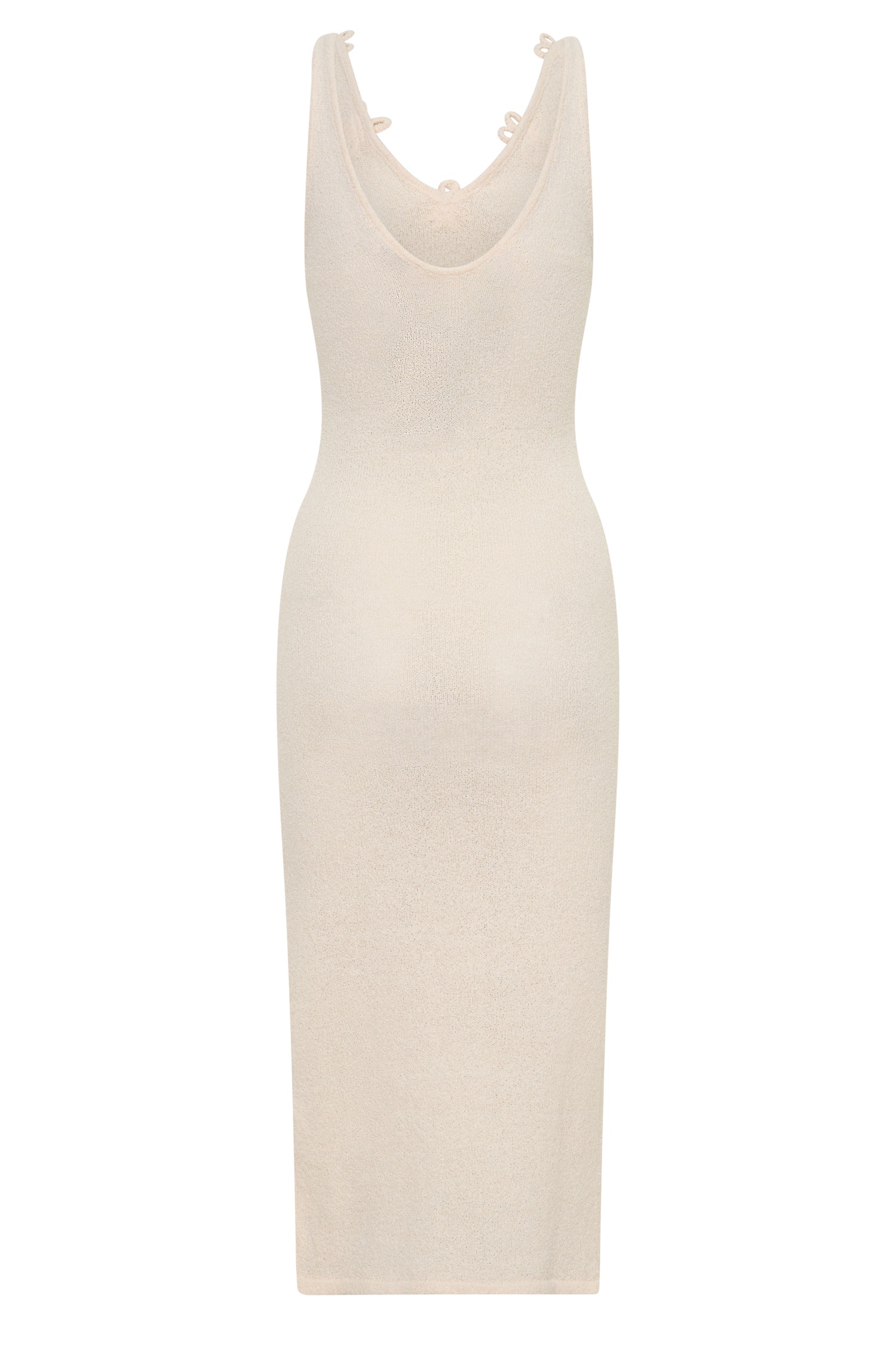 nude midi dresses Saturday Nights Lace-Up Back Midi Dress Nude