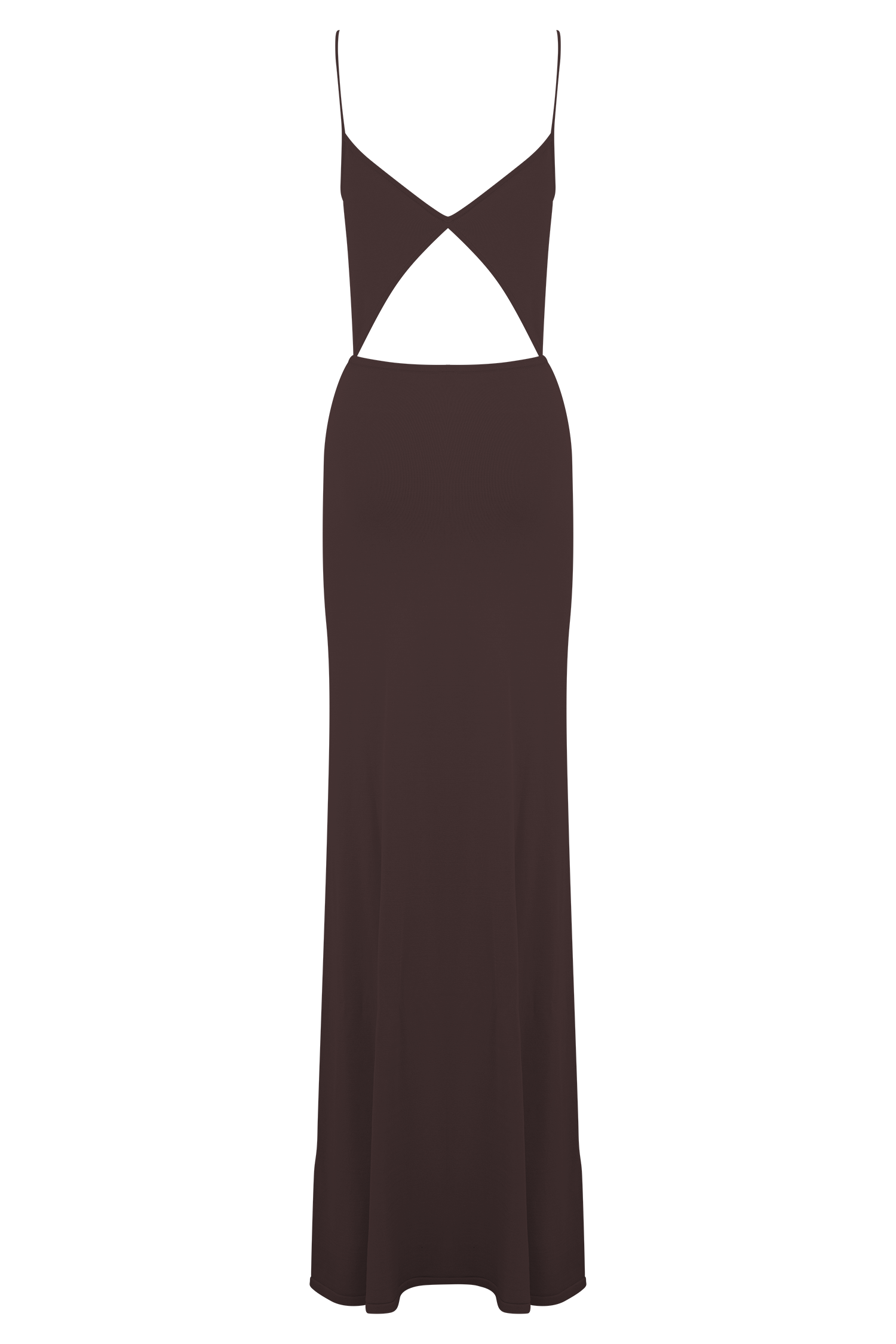 Reama Wrap Over Knit Maxi Dress - Chocolate | MESHKI US Reama Wrap Over Knit Maxi Dress - Chocolate | MESHKI US