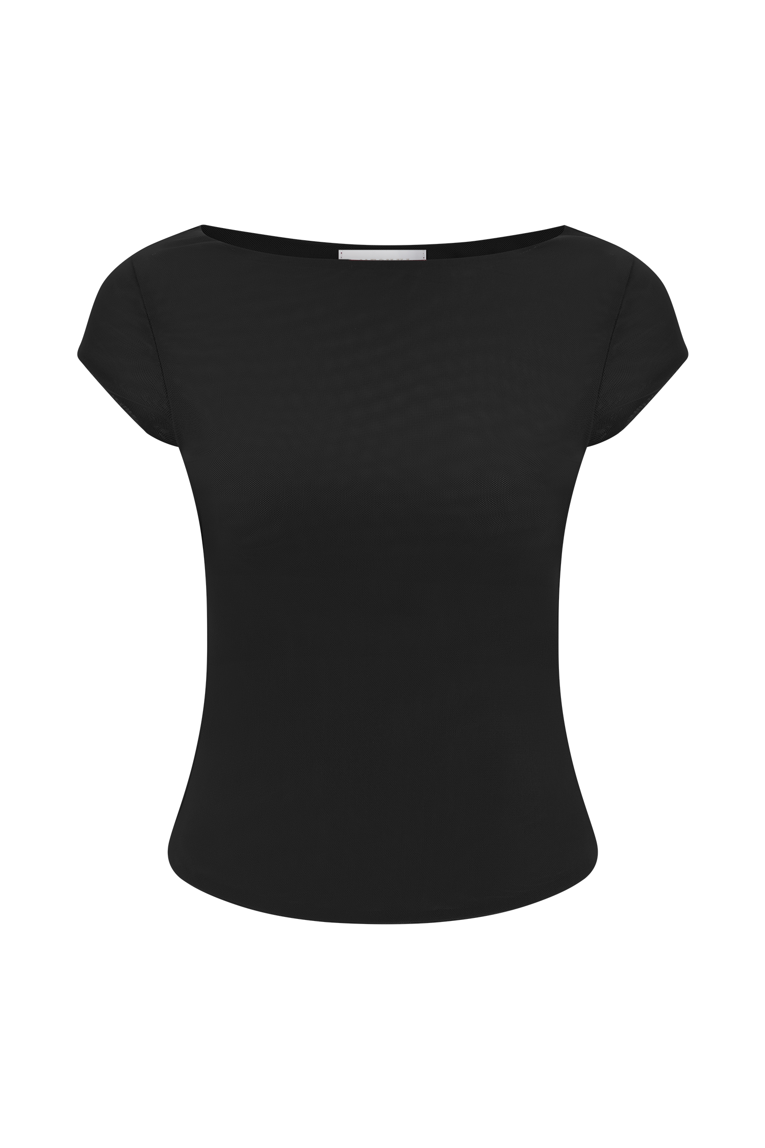 Romana Short Sleeve Mesh Top - Black #9