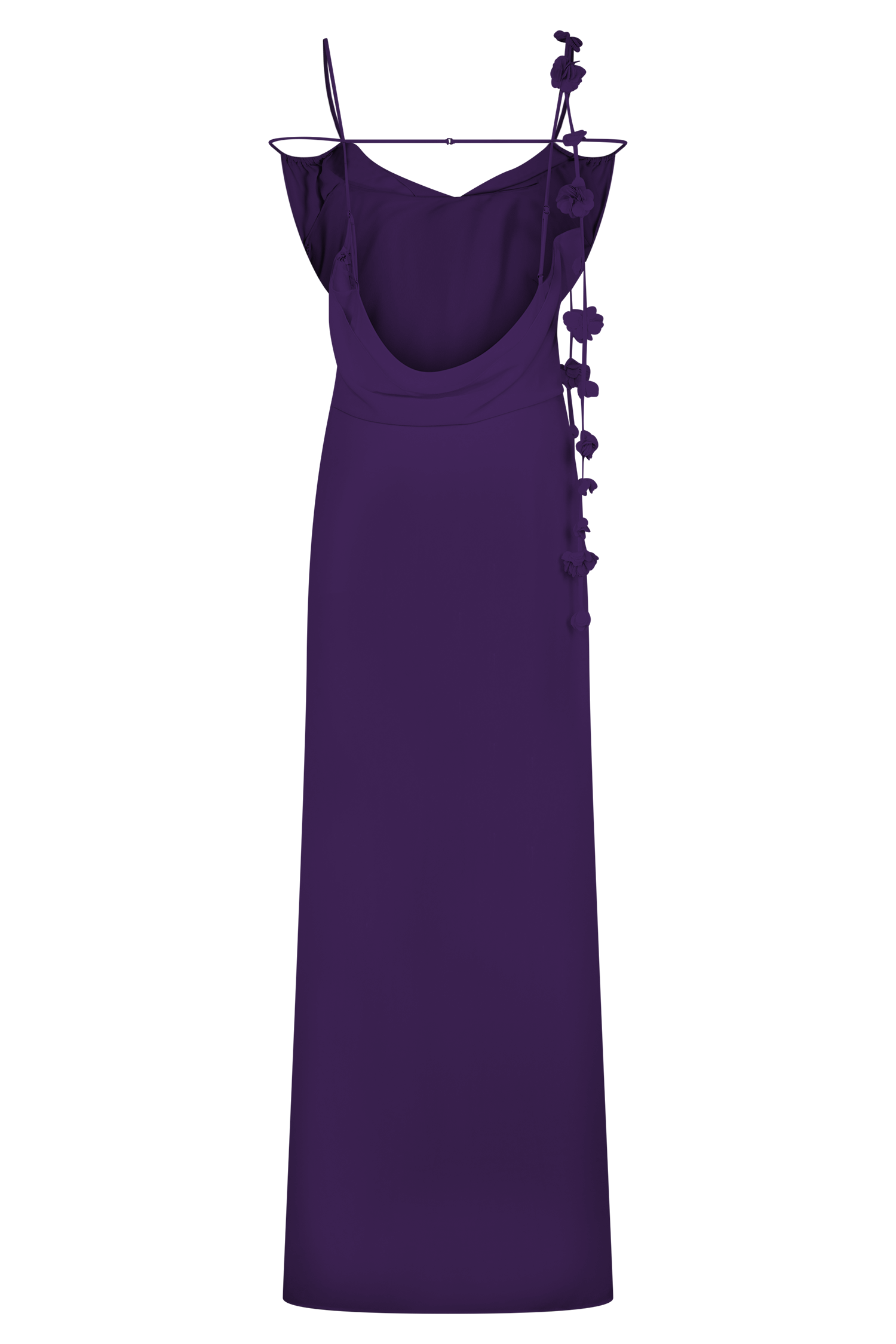 Rosalie Floral Chiffon Maxi Dress - Purple | MESHKI US Rosalie Floral Chiffon Maxi Dress - Purple | MESHKI US